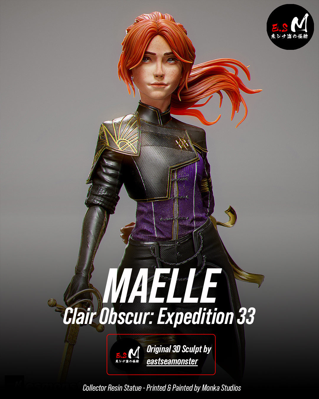 Roseblade Maelle Statue