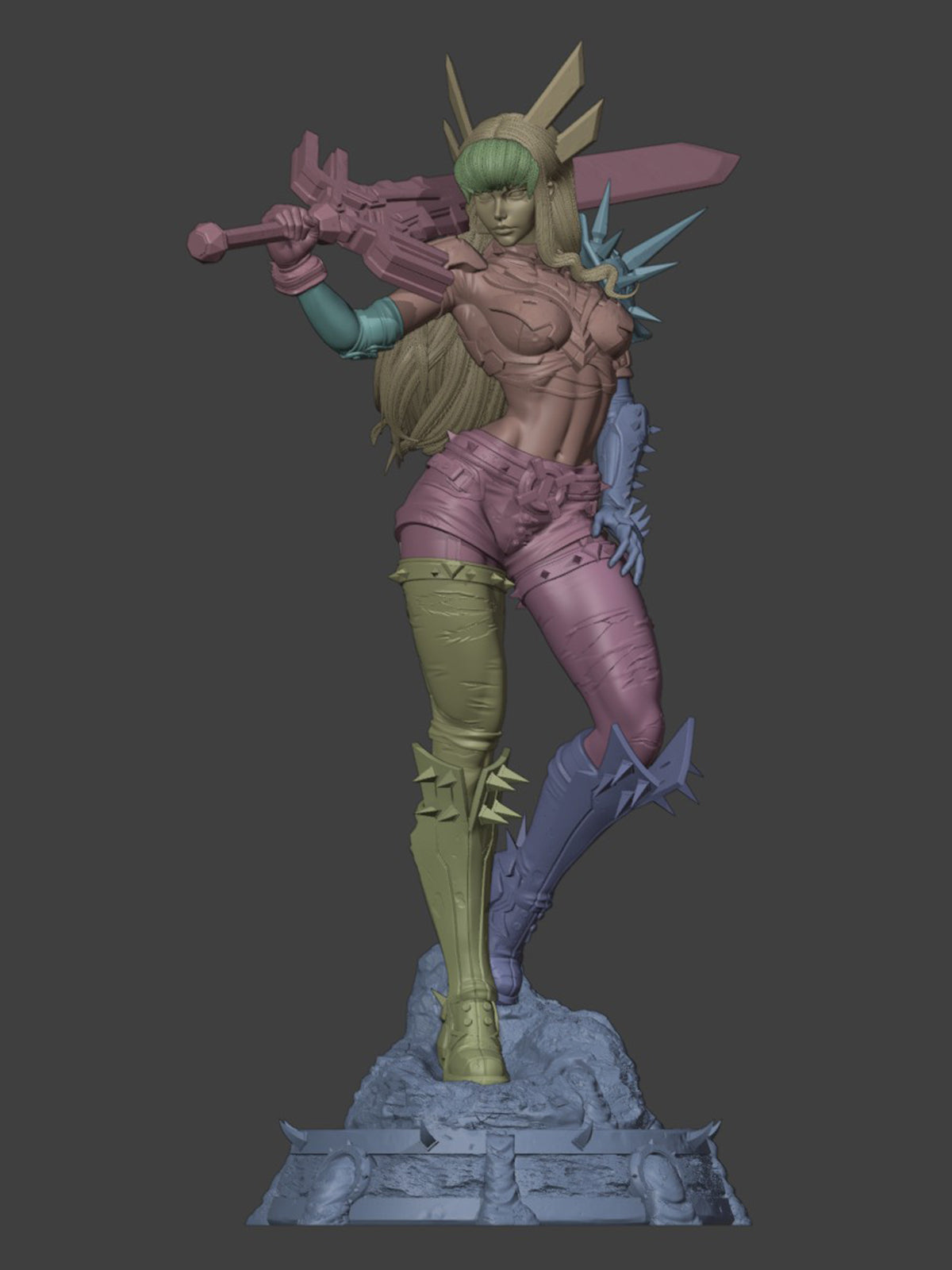 The Soulsword | Maximum Detailed 12K 3D printed figure