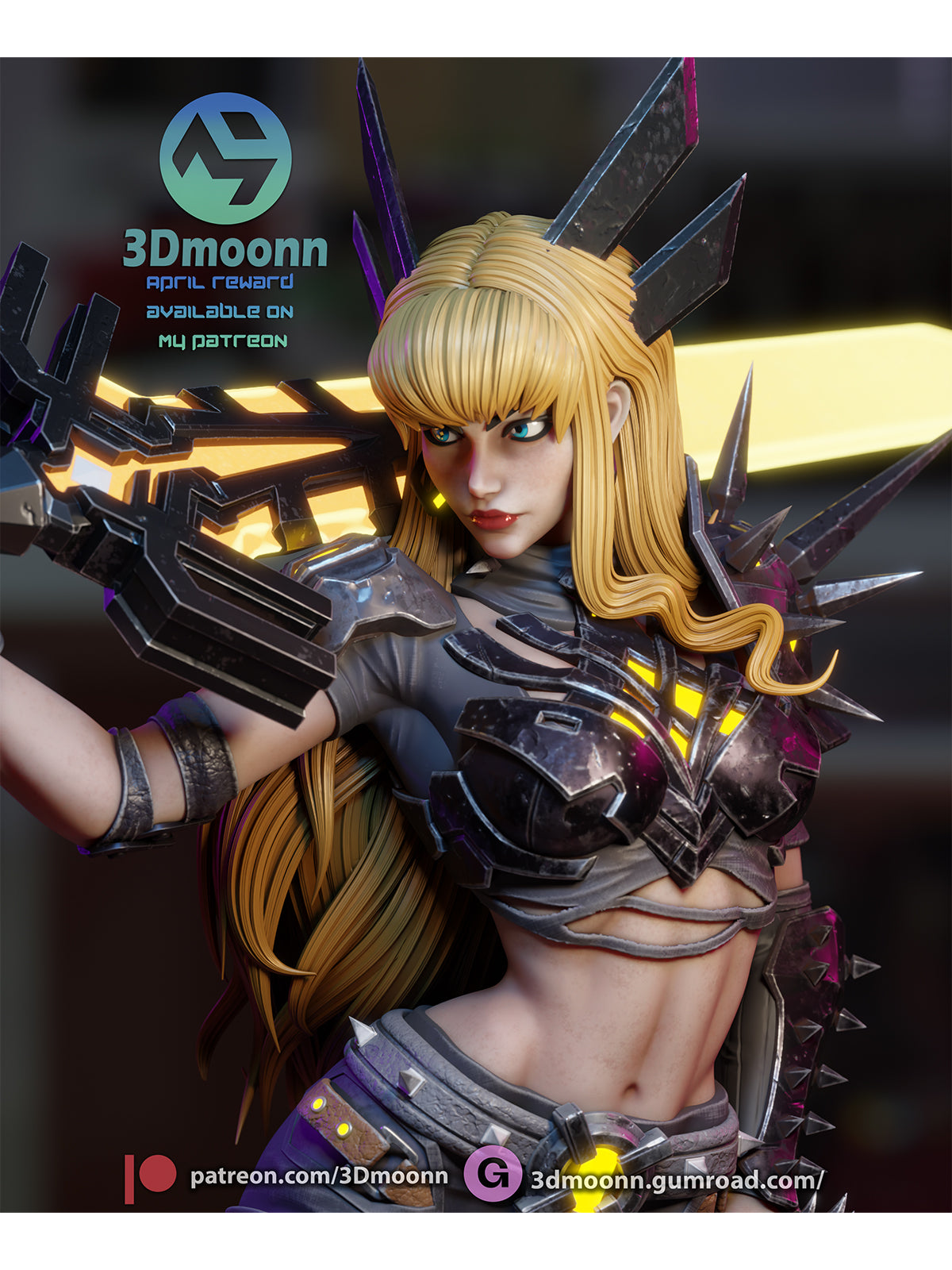 The Soulsword | Maximum Detailed 12K 3D printed figure