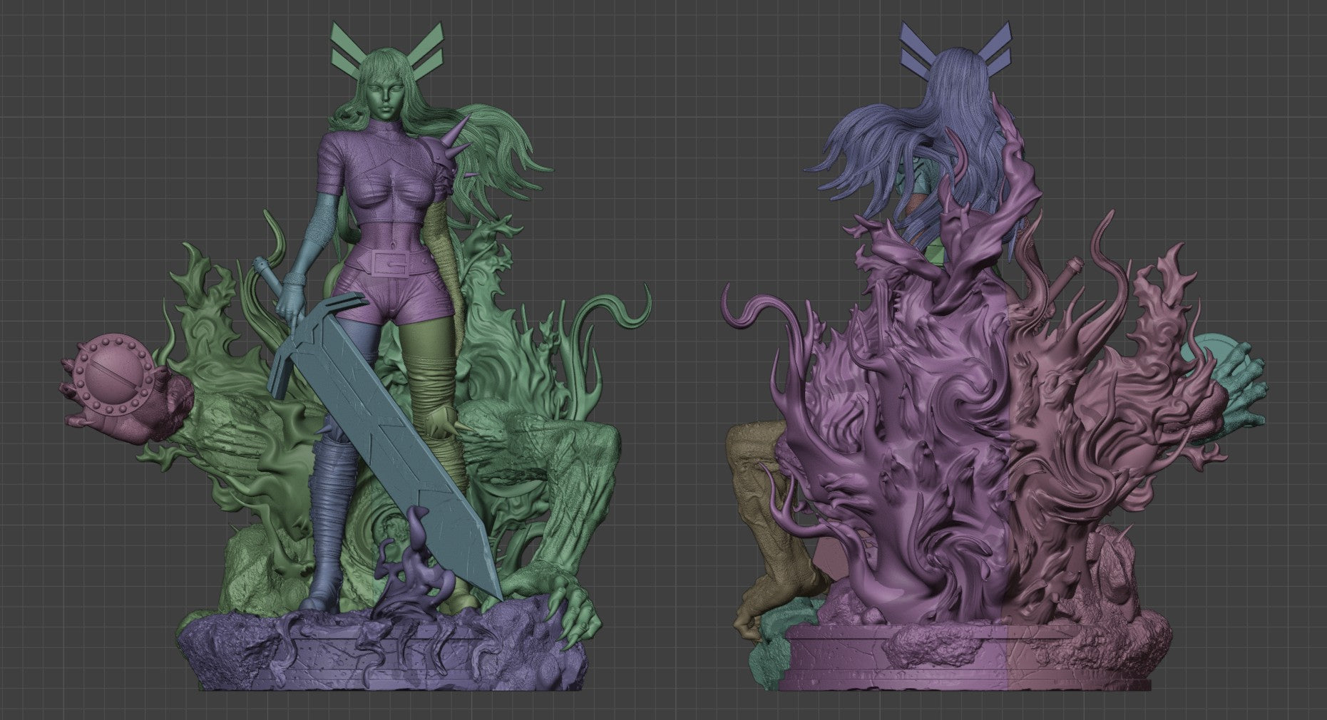 Queen of Limbo | Maximum Detailed 12K 3D printed figure