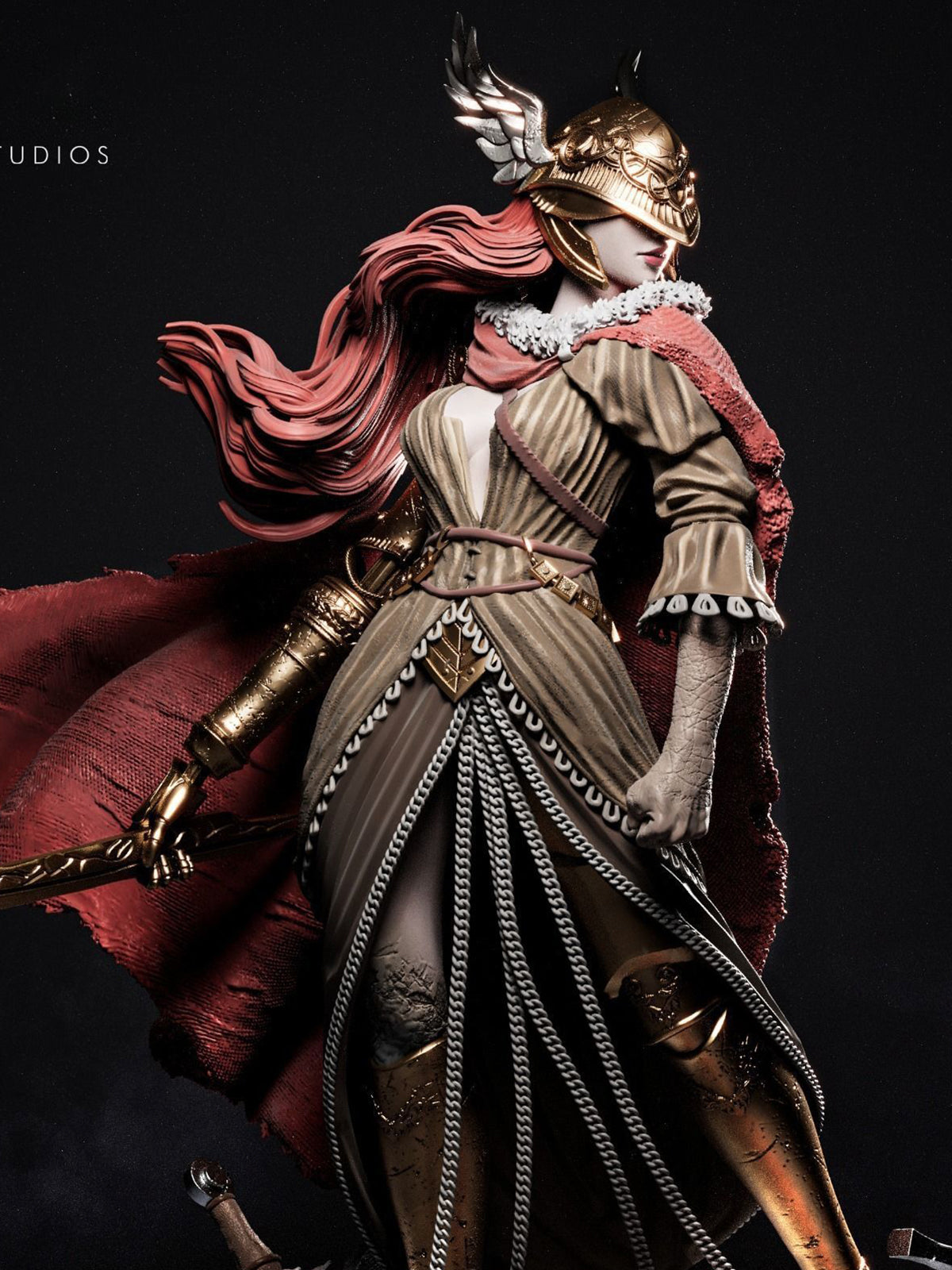 The Blade of the Queen | Maximum Detailed 12K 3D printed figure