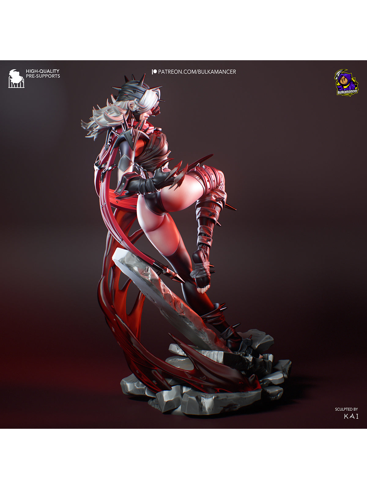 The Psychic Horror | Maximum Detailed 12K 3D printed figure