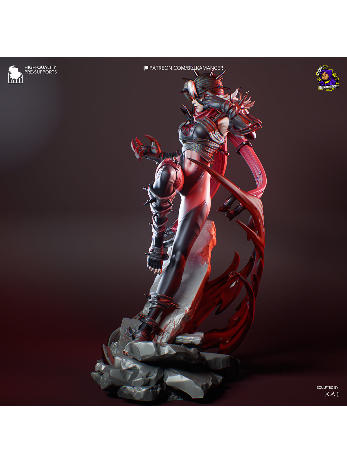 The Psychic Horror | Maximum Detailed 12K 3D printed figure