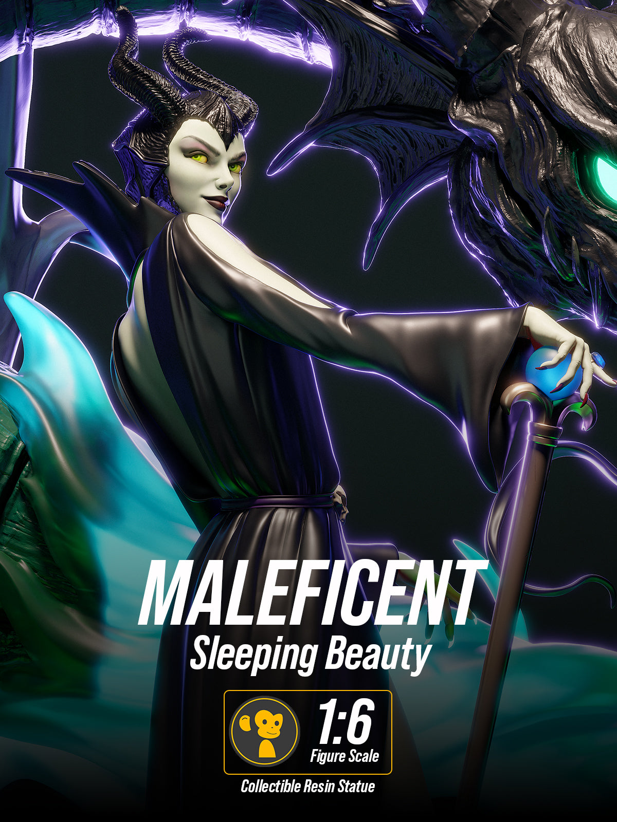 The Mistress of Evil | Maximum Detailed 12K 3D printed figure