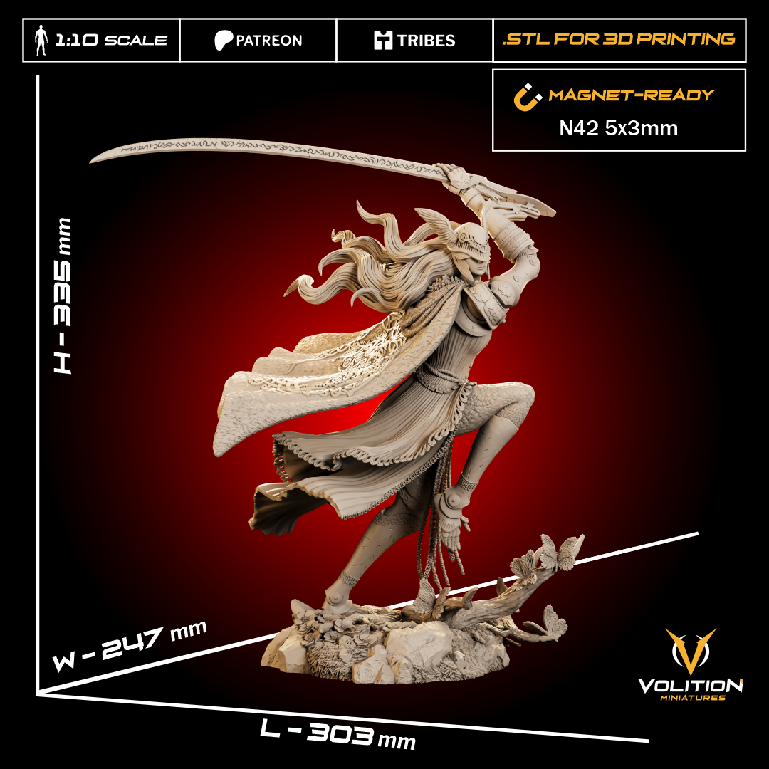 The Blade of Rot | Maximum Detailed 12K 3D printed figure