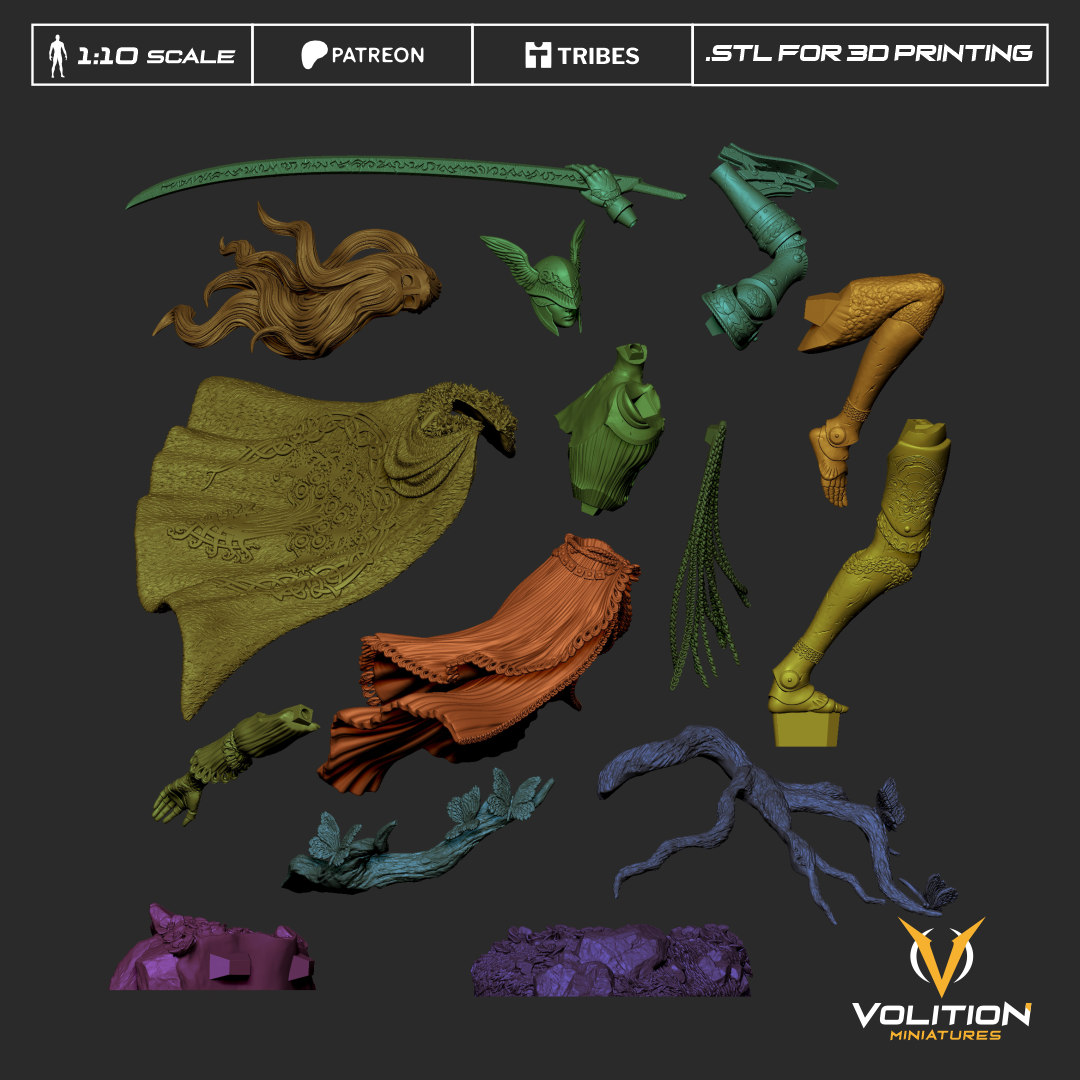 The Blade of Rot | Maximum Detailed 12K 3D printed figure