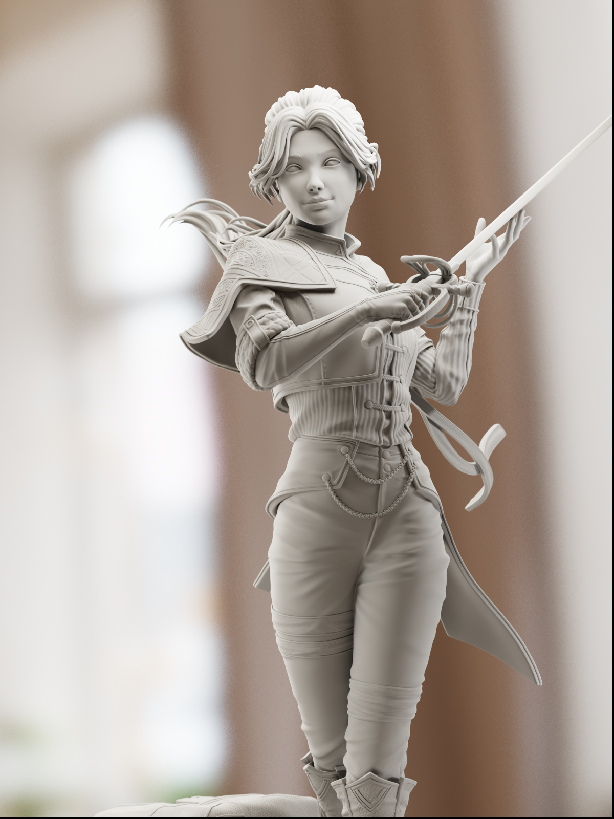 The Last Number | Maximum Detailed 12K 3D printed figure