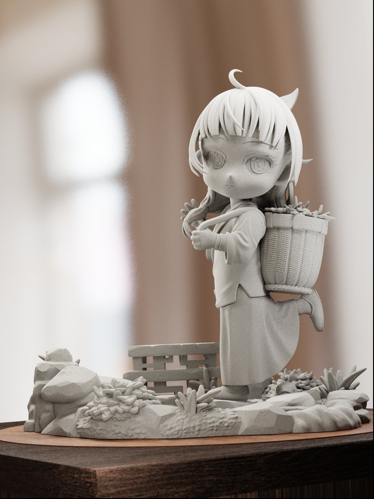 The Tiny Herbalist | Maximum Detailed 12K 3D printed figure