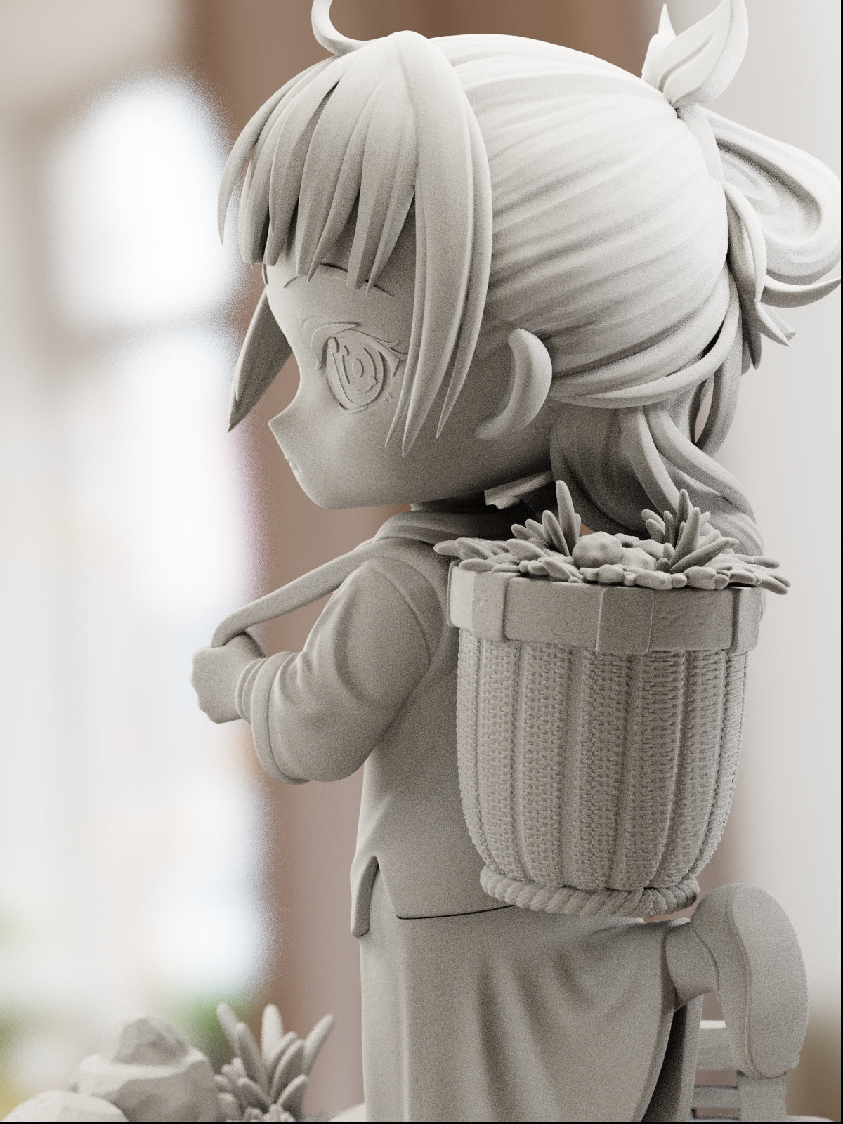 The Tiny Herbalist | Maximum Detailed 12K 3D printed figure