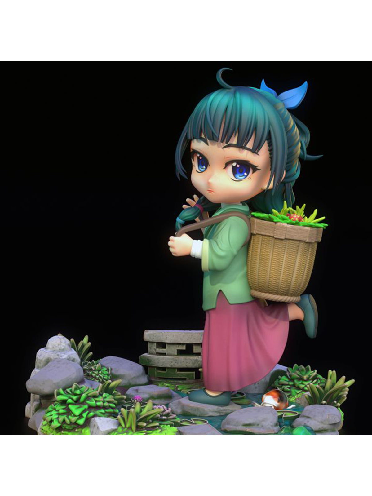 The Tiny Herbalist | Maximum Detailed 12K 3D printed figure