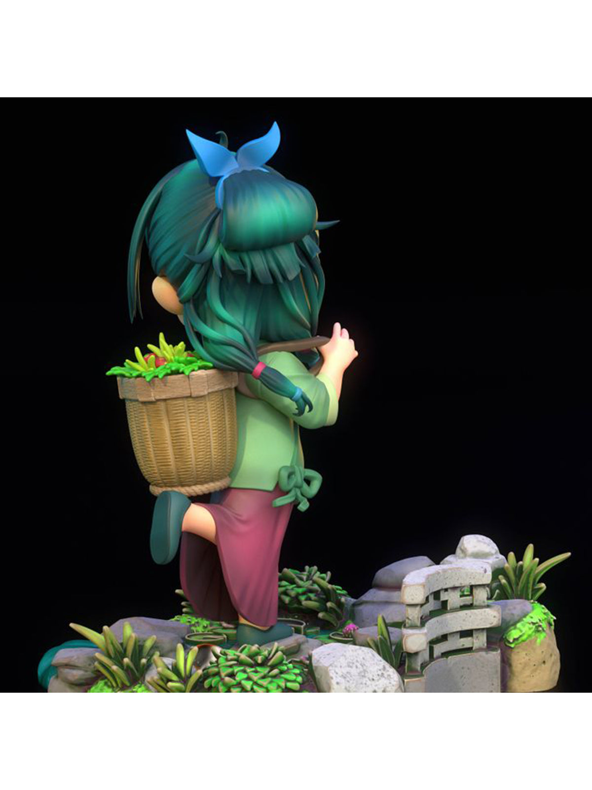 The Tiny Herbalist | Maximum Detailed 12K 3D printed figure