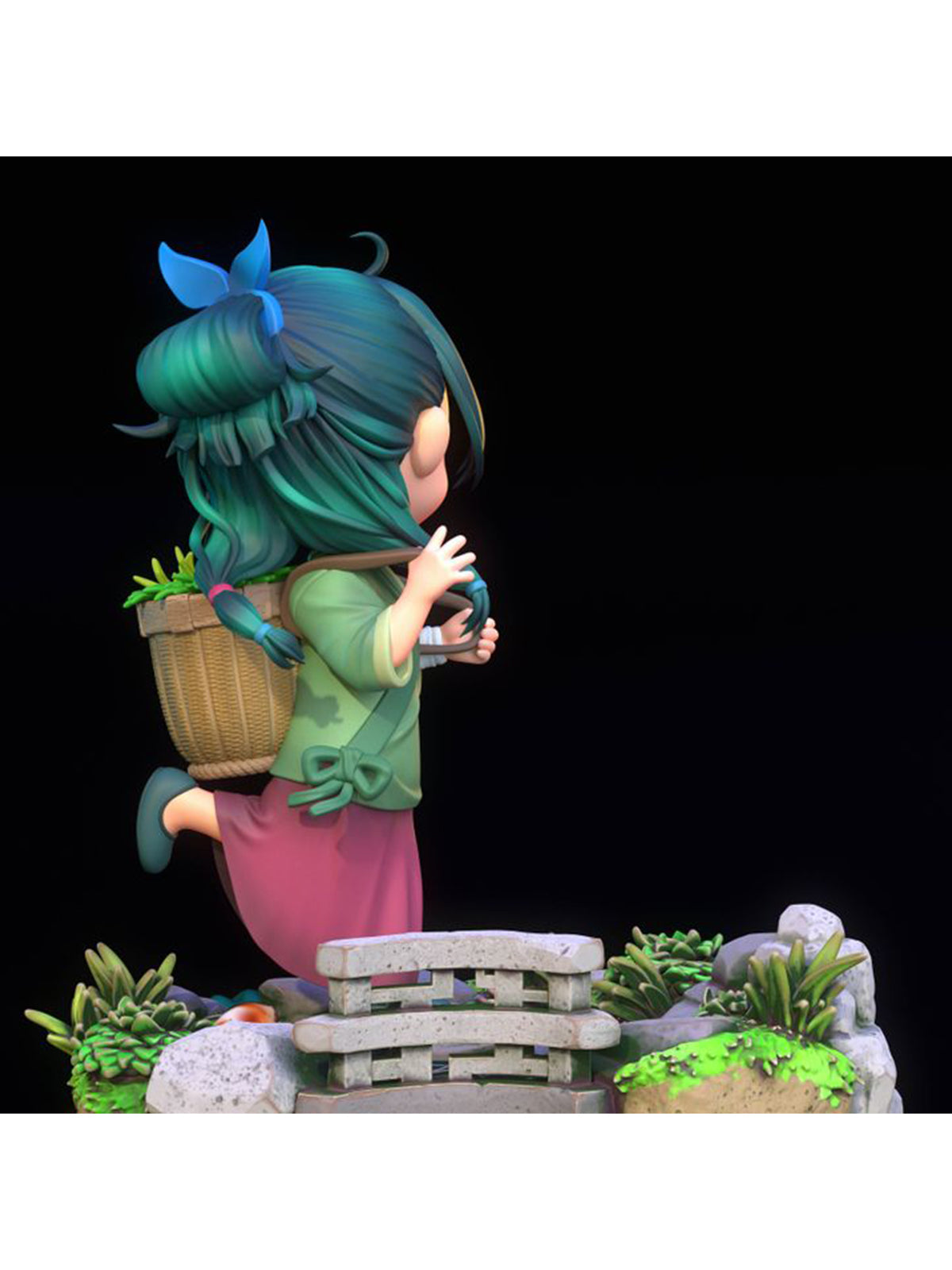 The Tiny Herbalist | Maximum Detailed 12K 3D printed figure