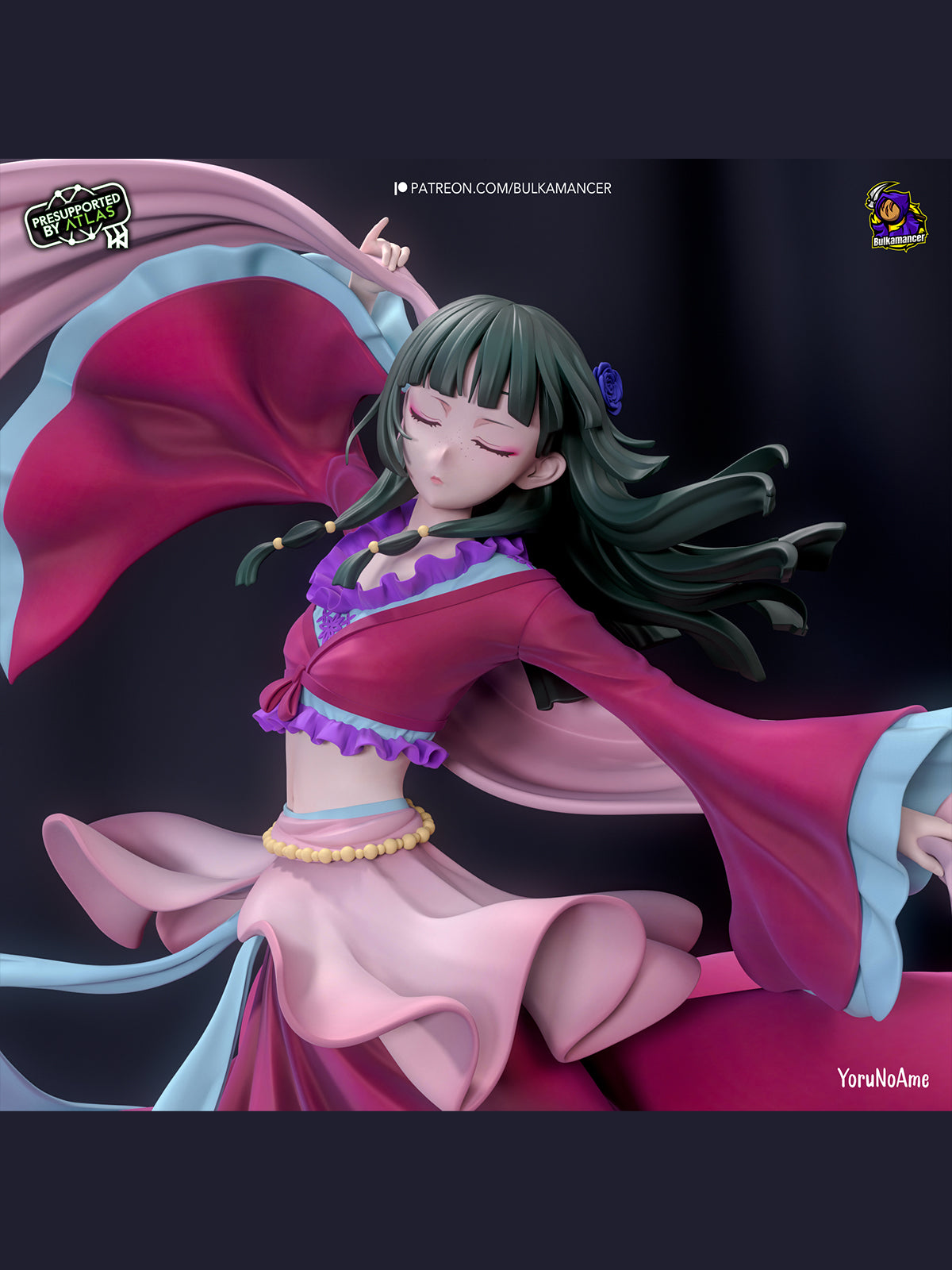 The Dancing Healer | Maximum Detailed 12K 3D printed figure