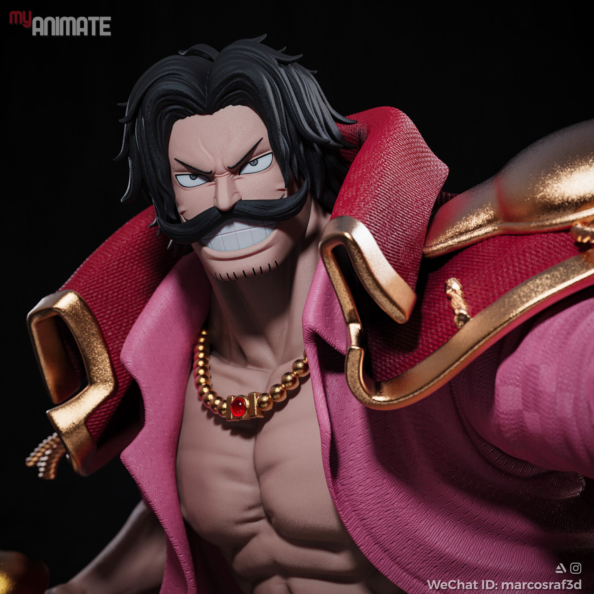 The Pirate King | Maximum Detailed 12K 3D Printed Figure