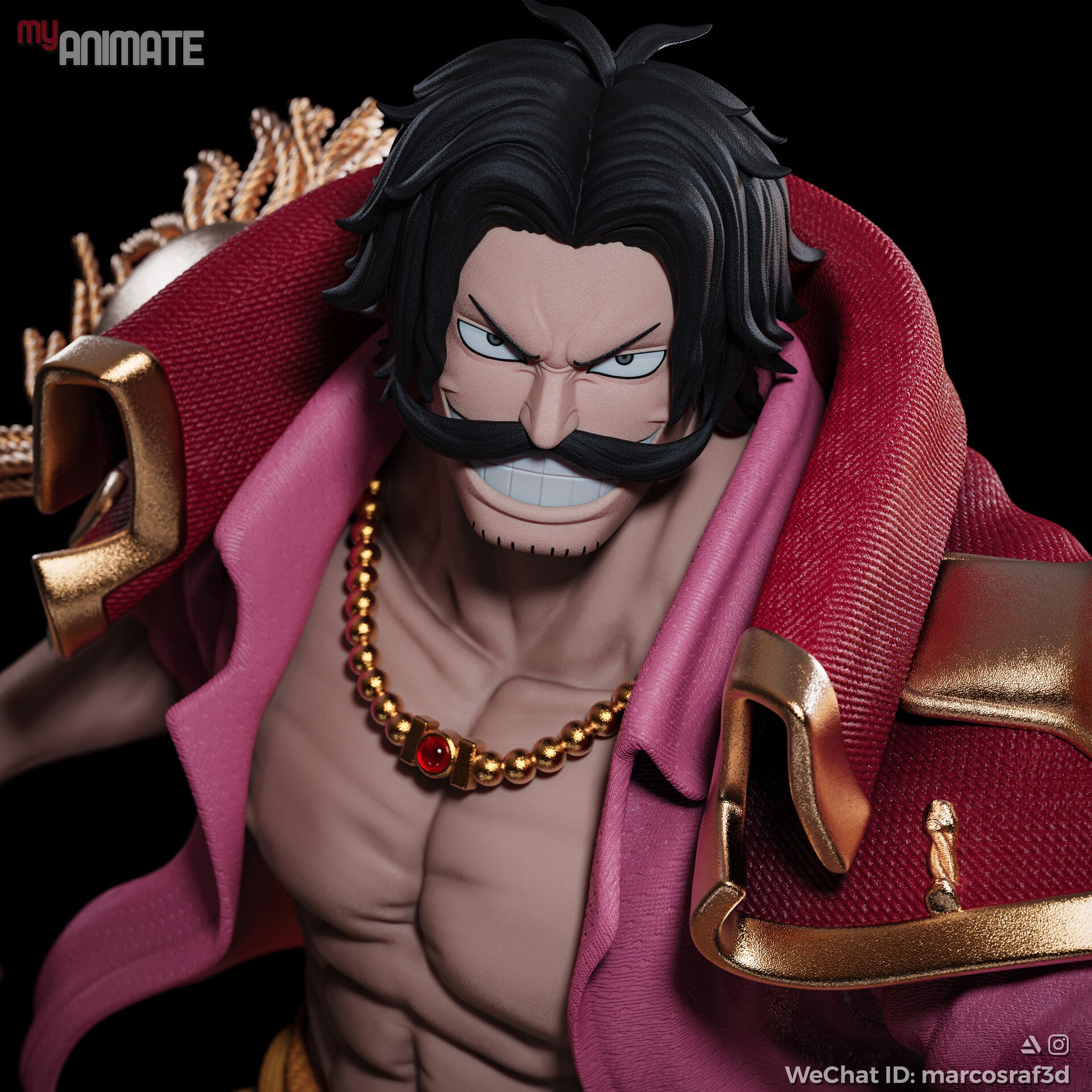 The Pirate King | Maximum Detailed 12K 3D Printed Figure