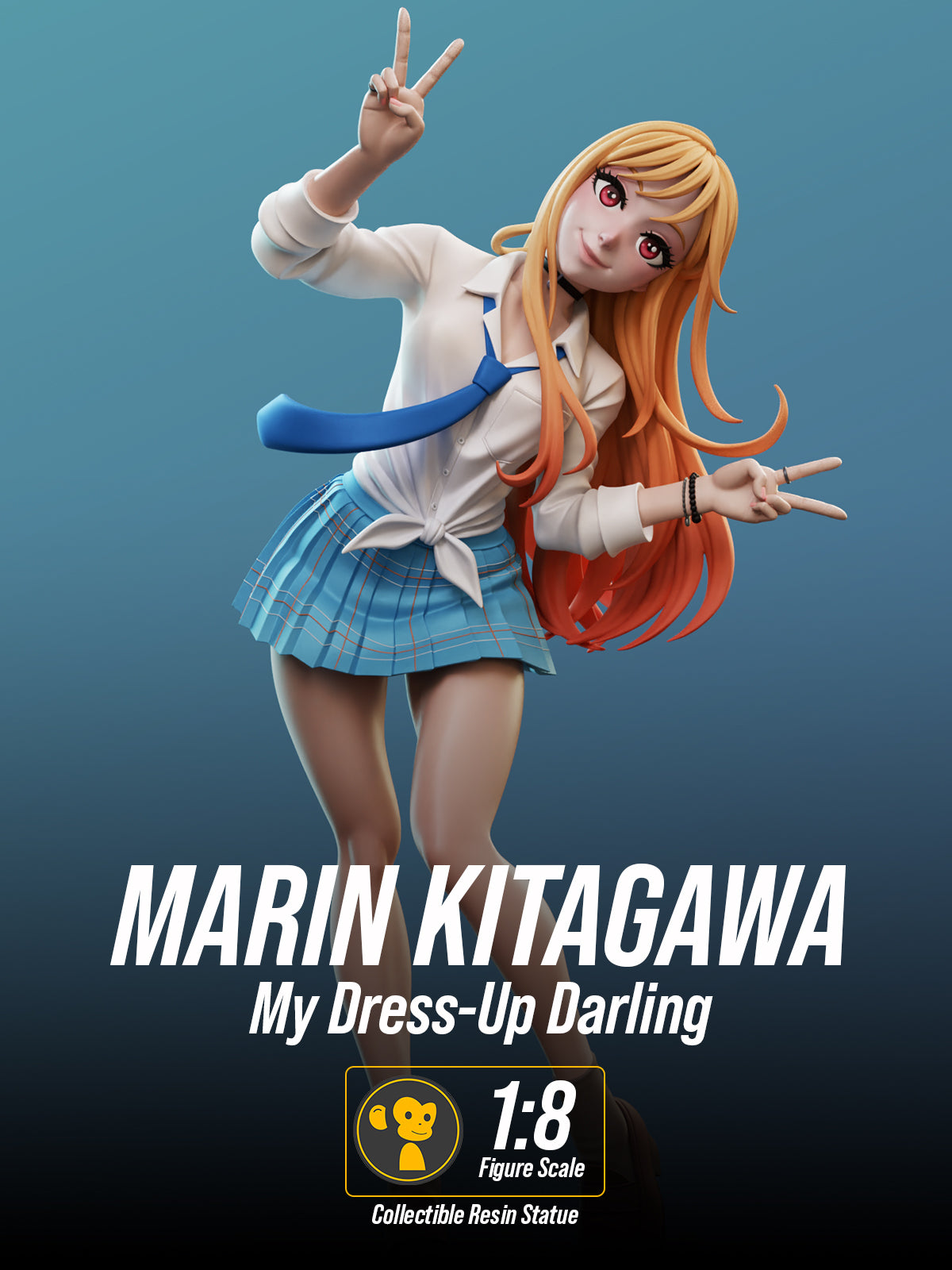 The Cosplay Girl | Maximum Detailed 12K 3D printed figure