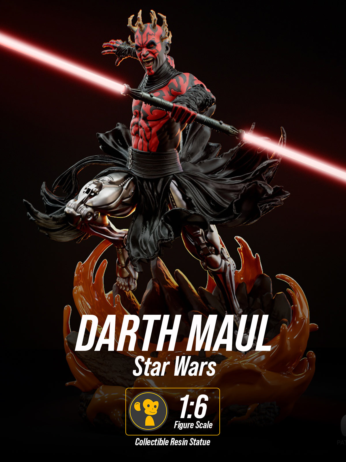 The Crimson Phantom | Maximum Detailed 12K 3D printed figure