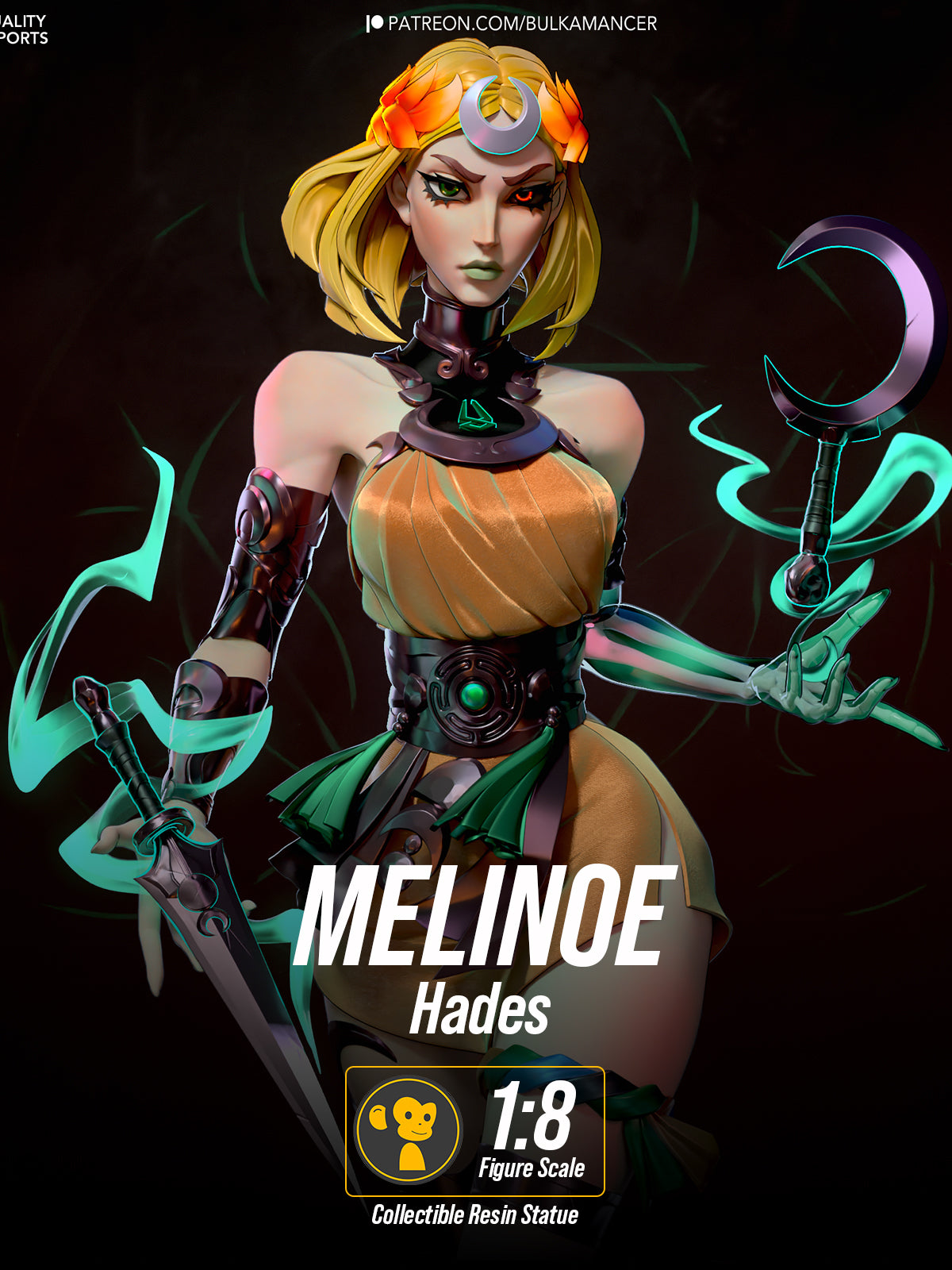 Underworld Princess | Maximum Detailed 12K 3D printed figure