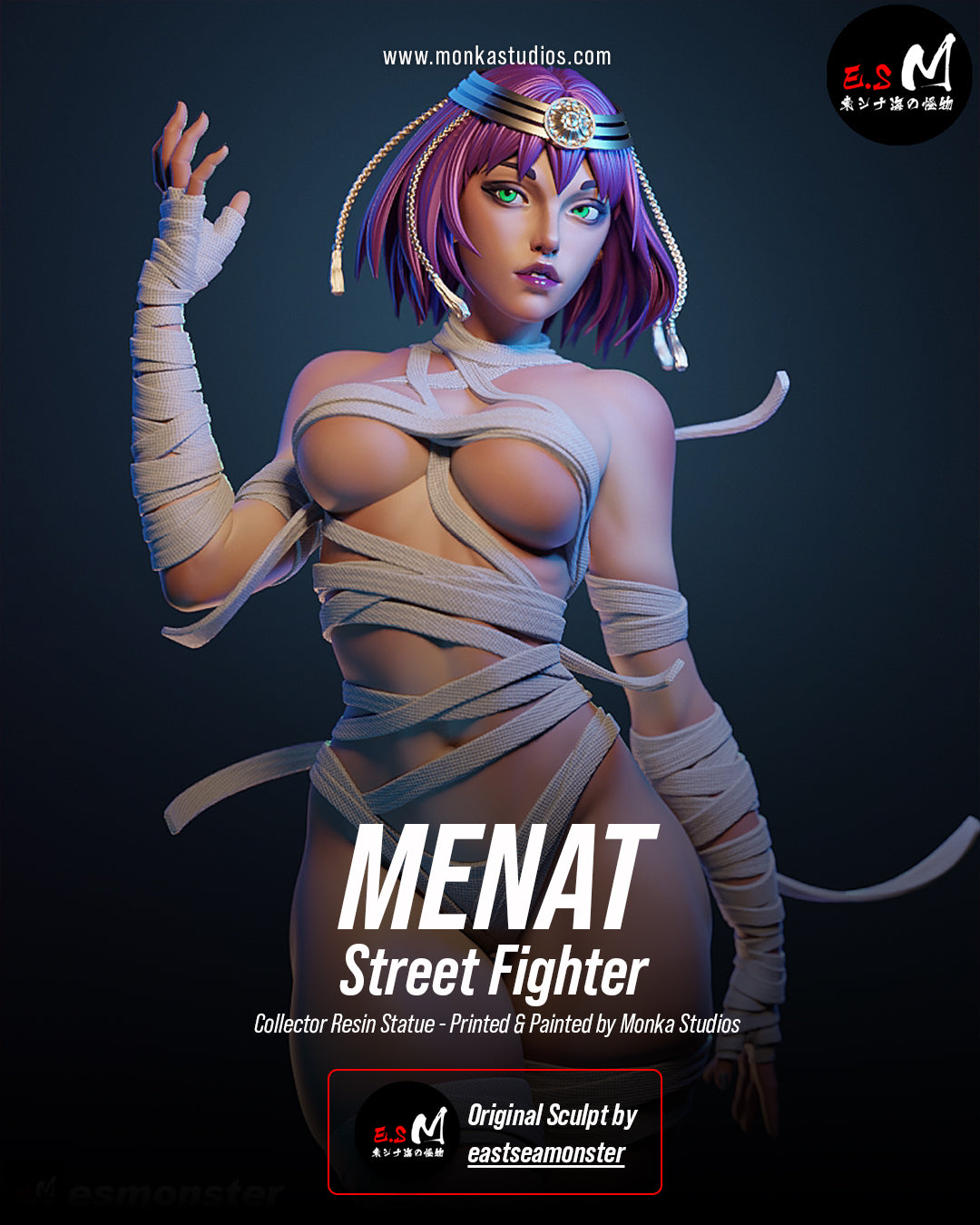 Fortune Teller Fighter Statue