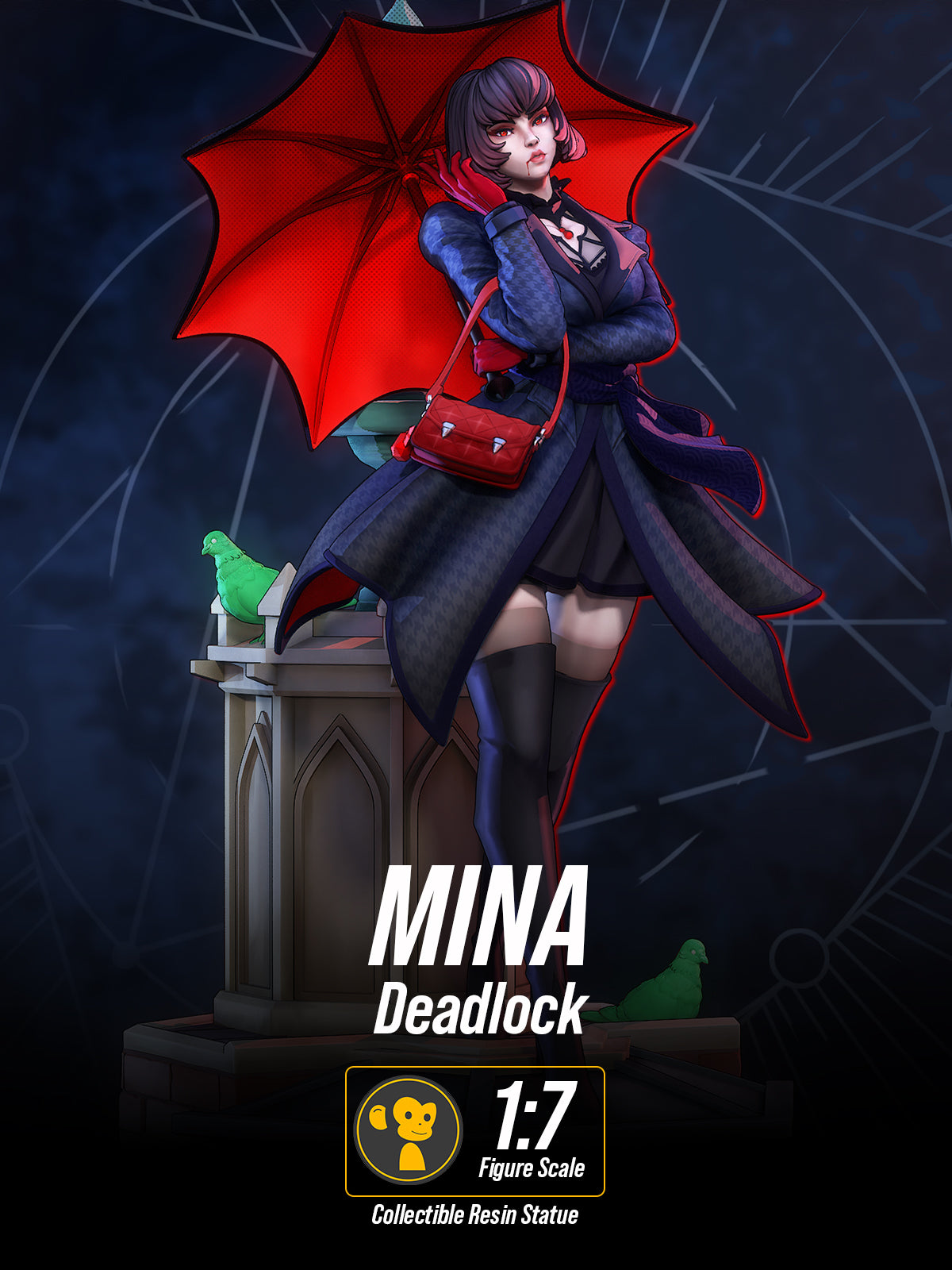 Rooftop Raven Statue