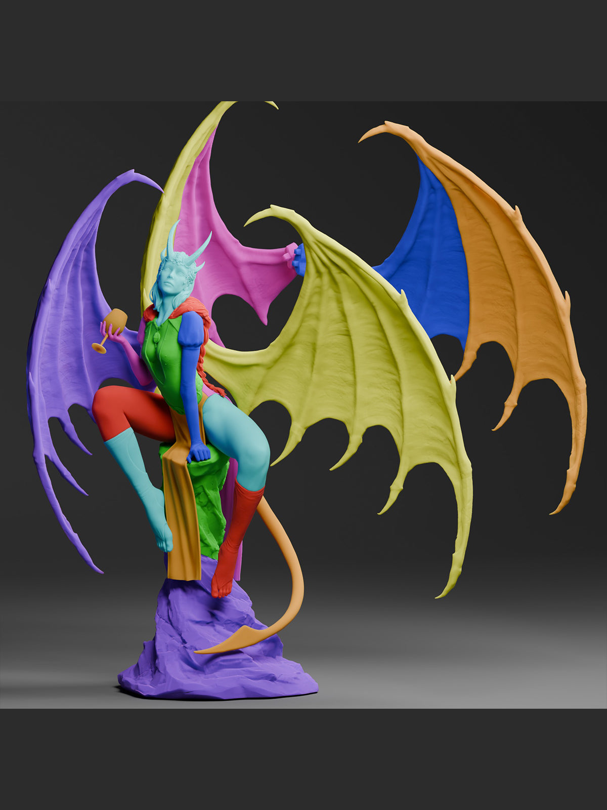 Tempting Mizora - Baldur's Gate 3 | Maximum Detailed 12K 3D printed figure