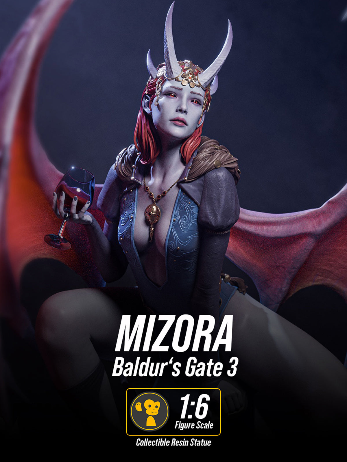 Tempting Mizora - Baldur's Gate 3 | Maximum Detailed 12K 3D printed figure