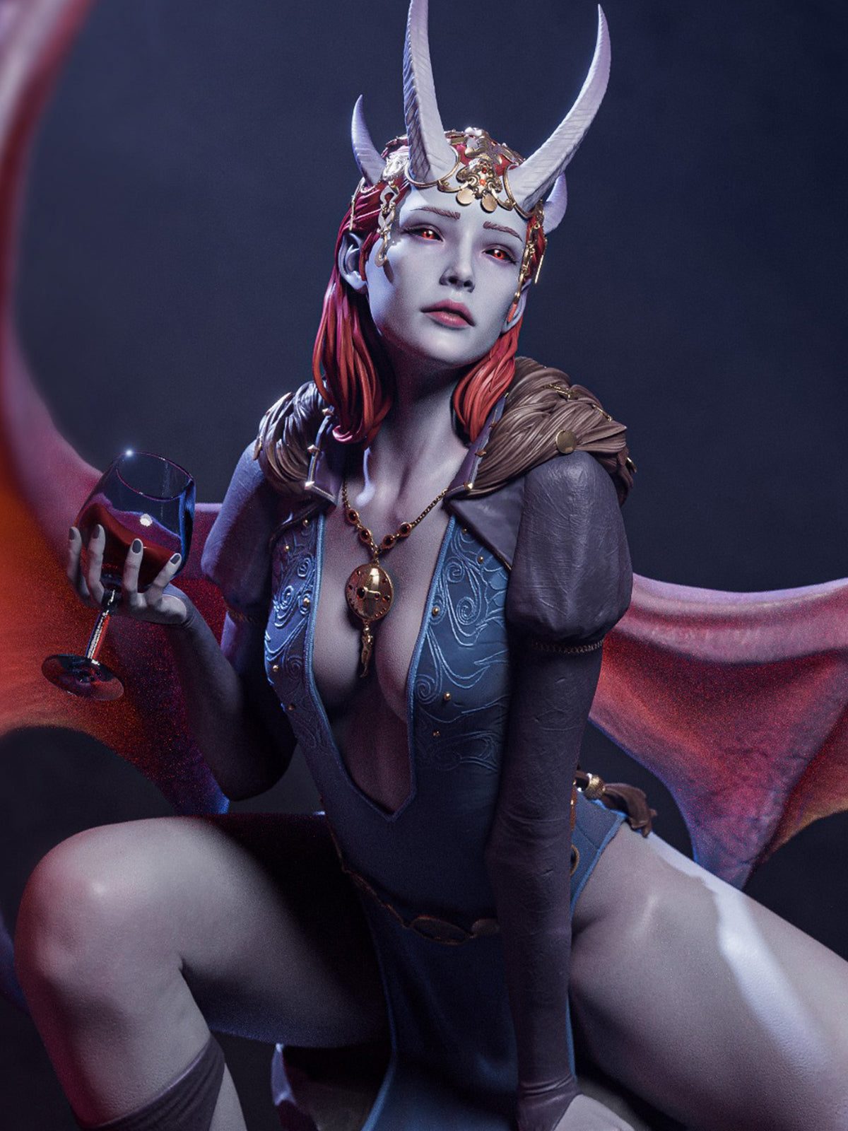 Tempting Mizora - Baldur's Gate 3 | Maximum Detailed 12K 3D printed figure