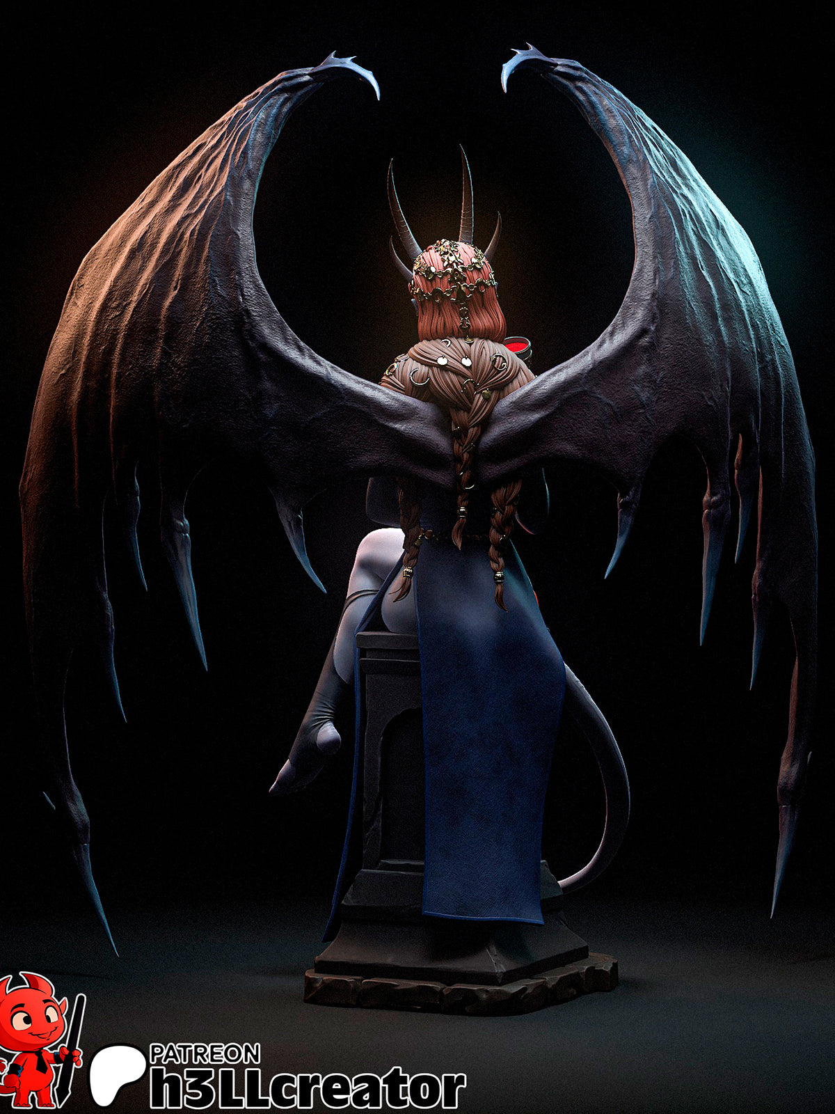 Mizora - Baldur's Gate 3 | Maximum Detailed 12K 3D printed figure
