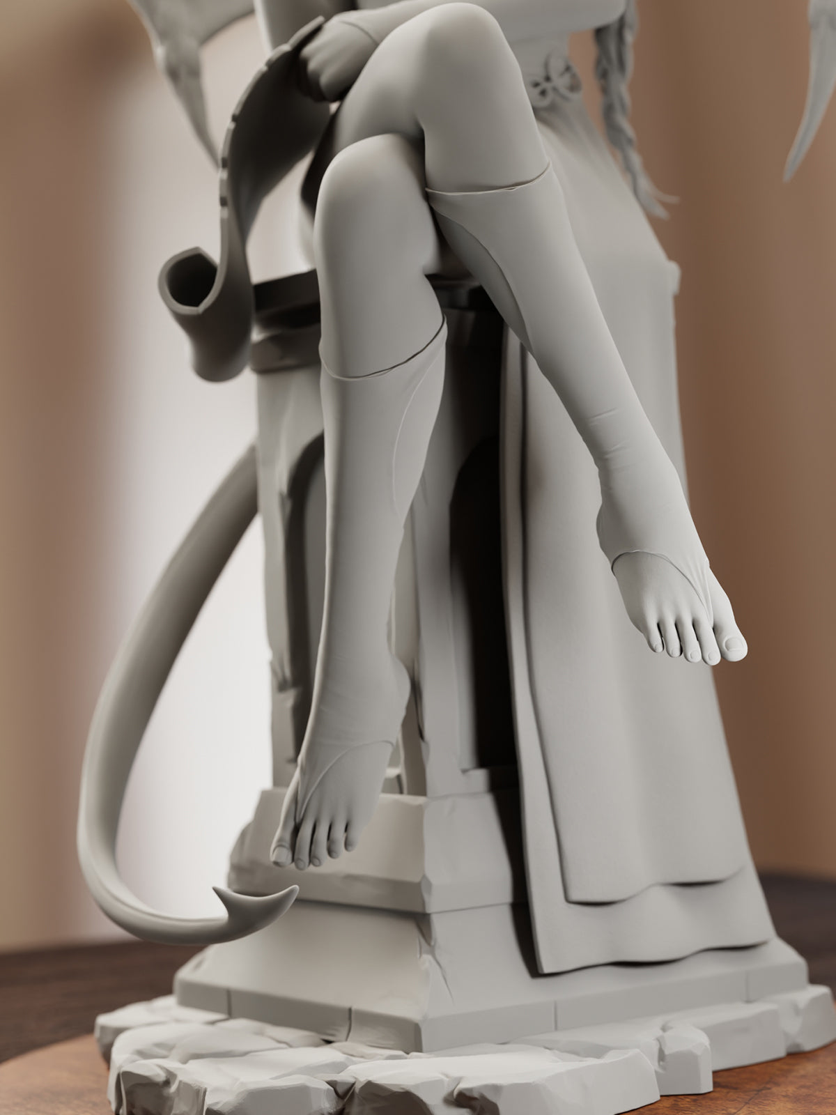 Mizora - Baldur's Gate 3 | Maximum Detailed 12K 3D printed figure