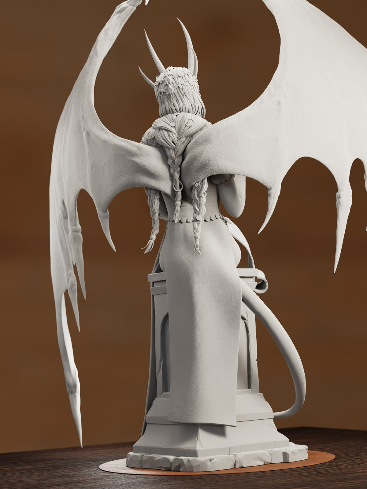 Mizora - Baldur's Gate 3 | Maximum Detailed 12K 3D printed figure