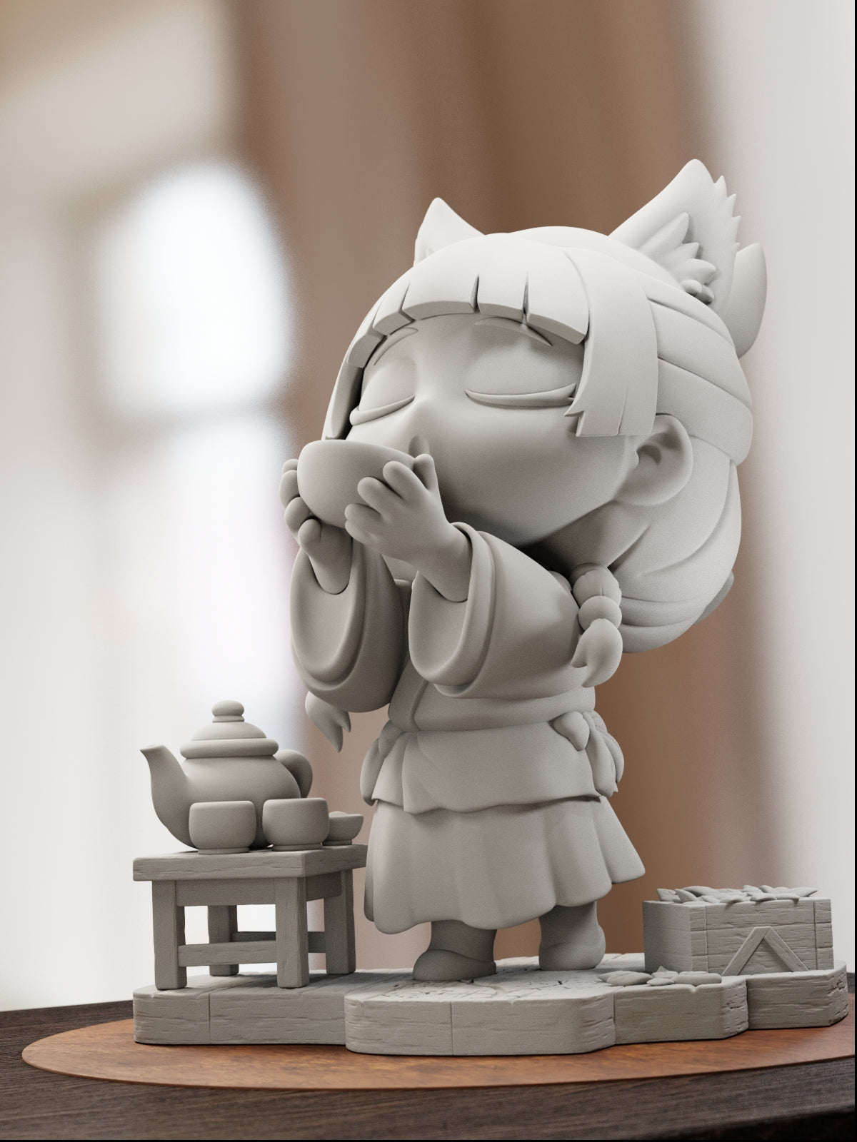 The Tiny Apothecary | Maximum Detailed 12K 3D printed figure