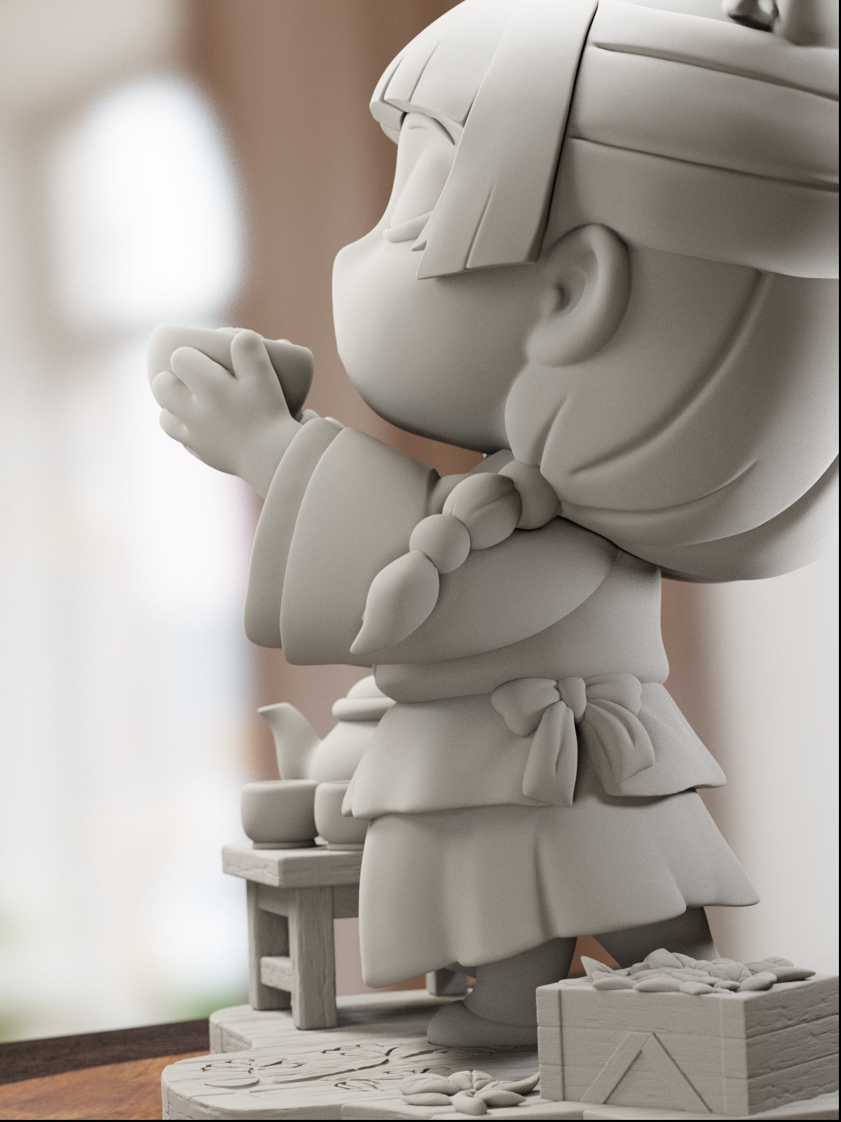 The Tiny Apothecary | Maximum Detailed 12K 3D printed figure
