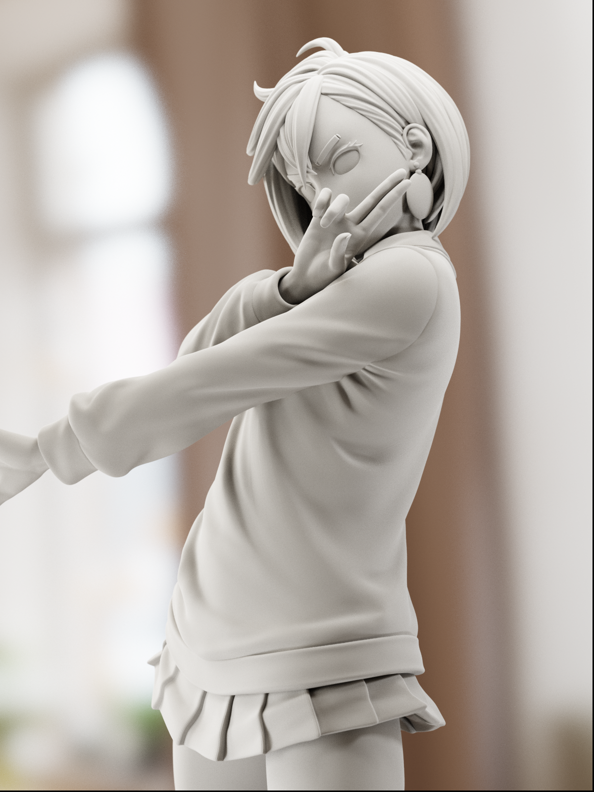 The Spirit Fighter | Maximum Detailed 12K 3D printed figure