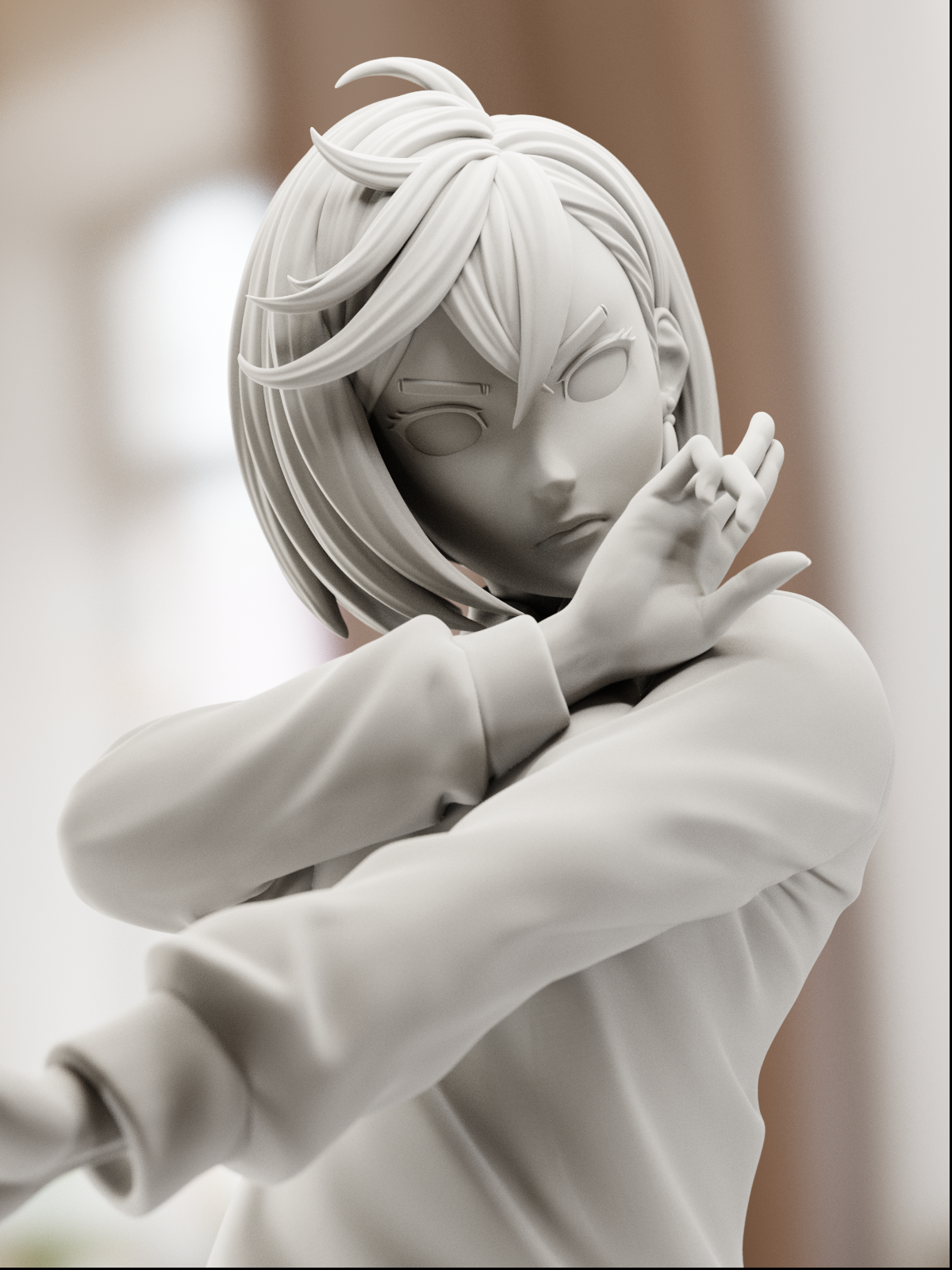 The Spirit Fighter | Maximum Detailed 12K 3D printed figure