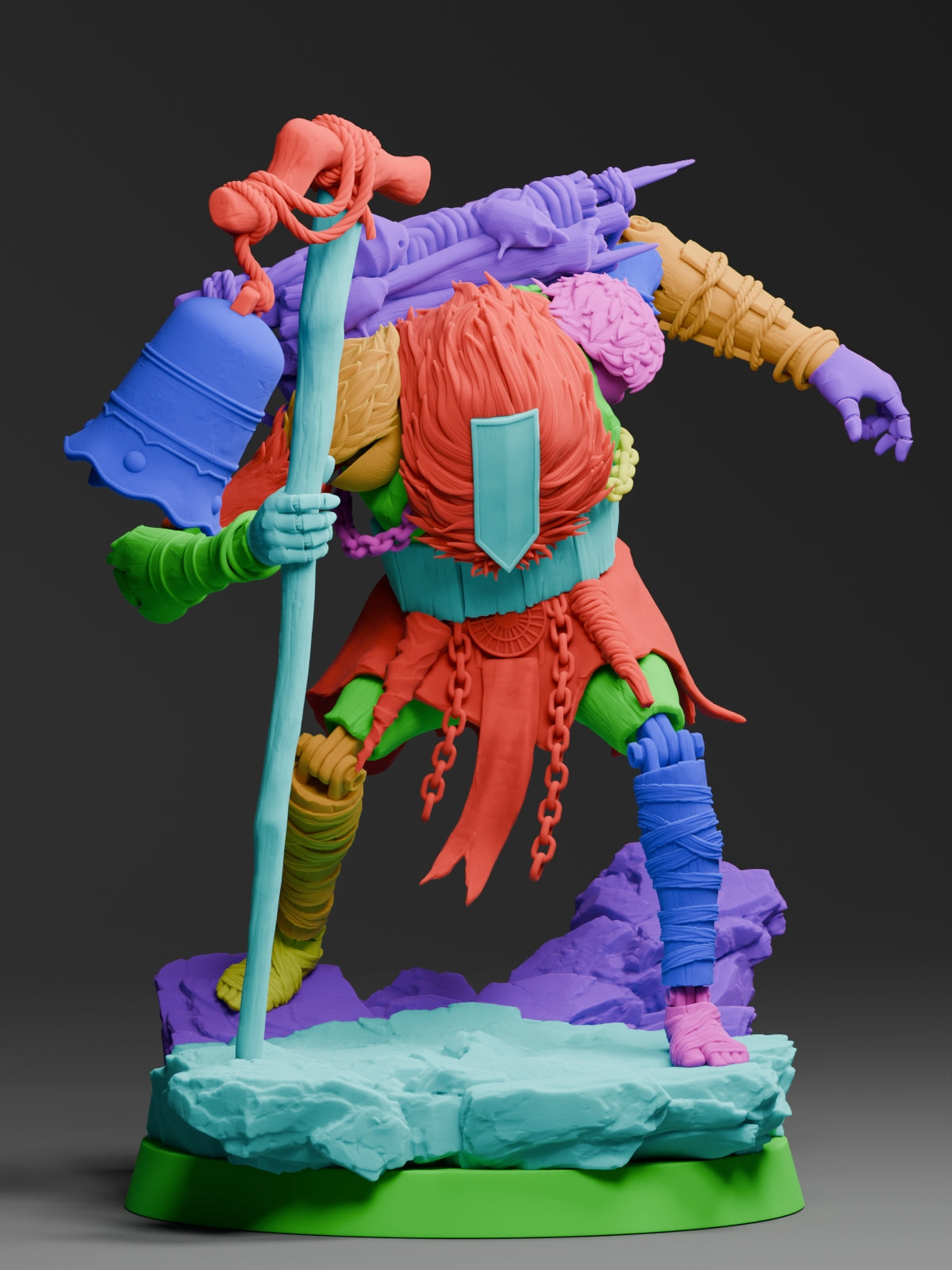 The Bellbearer | Maximum Detailed 12K 3D printed figure