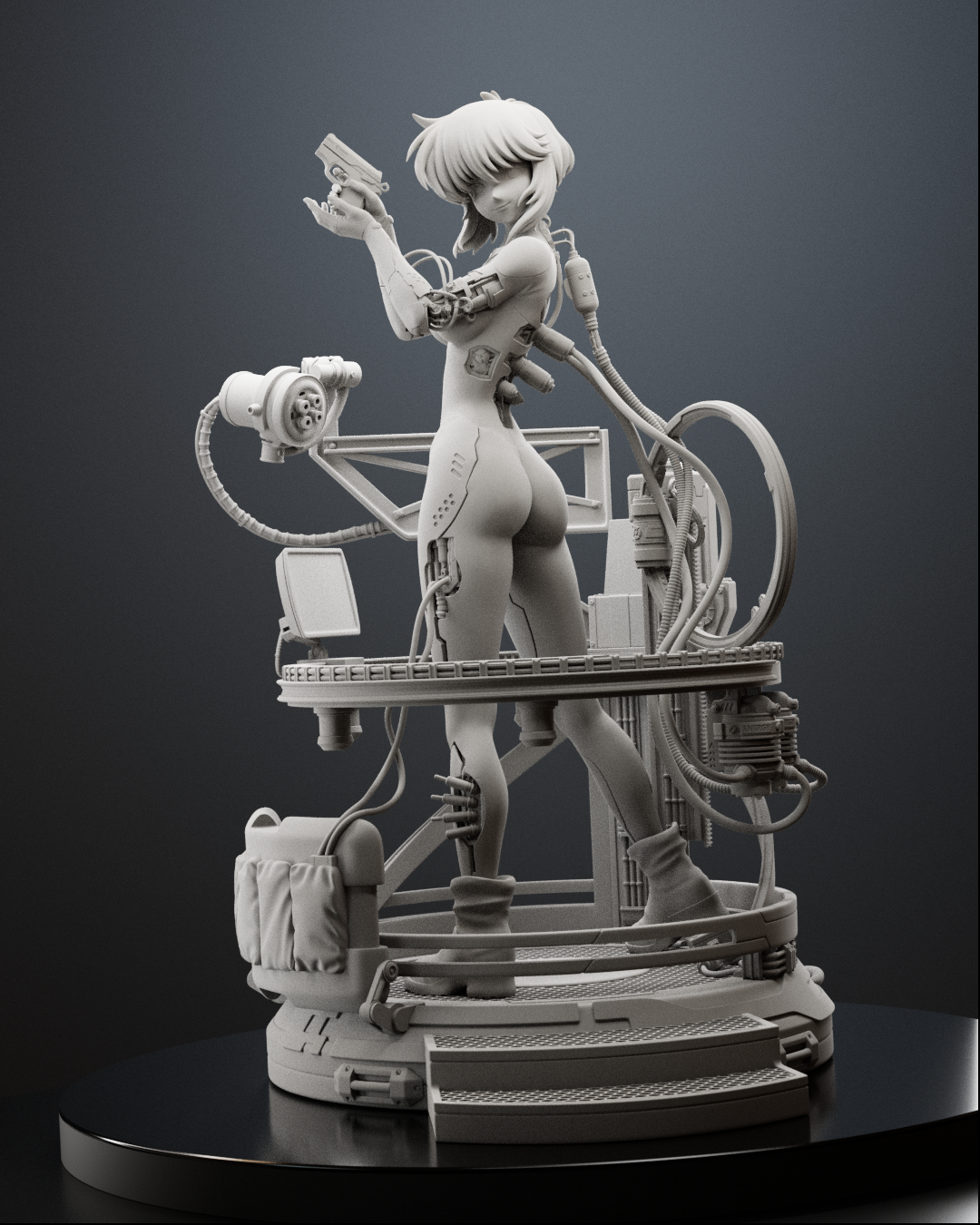 Major Kusanagi Statue