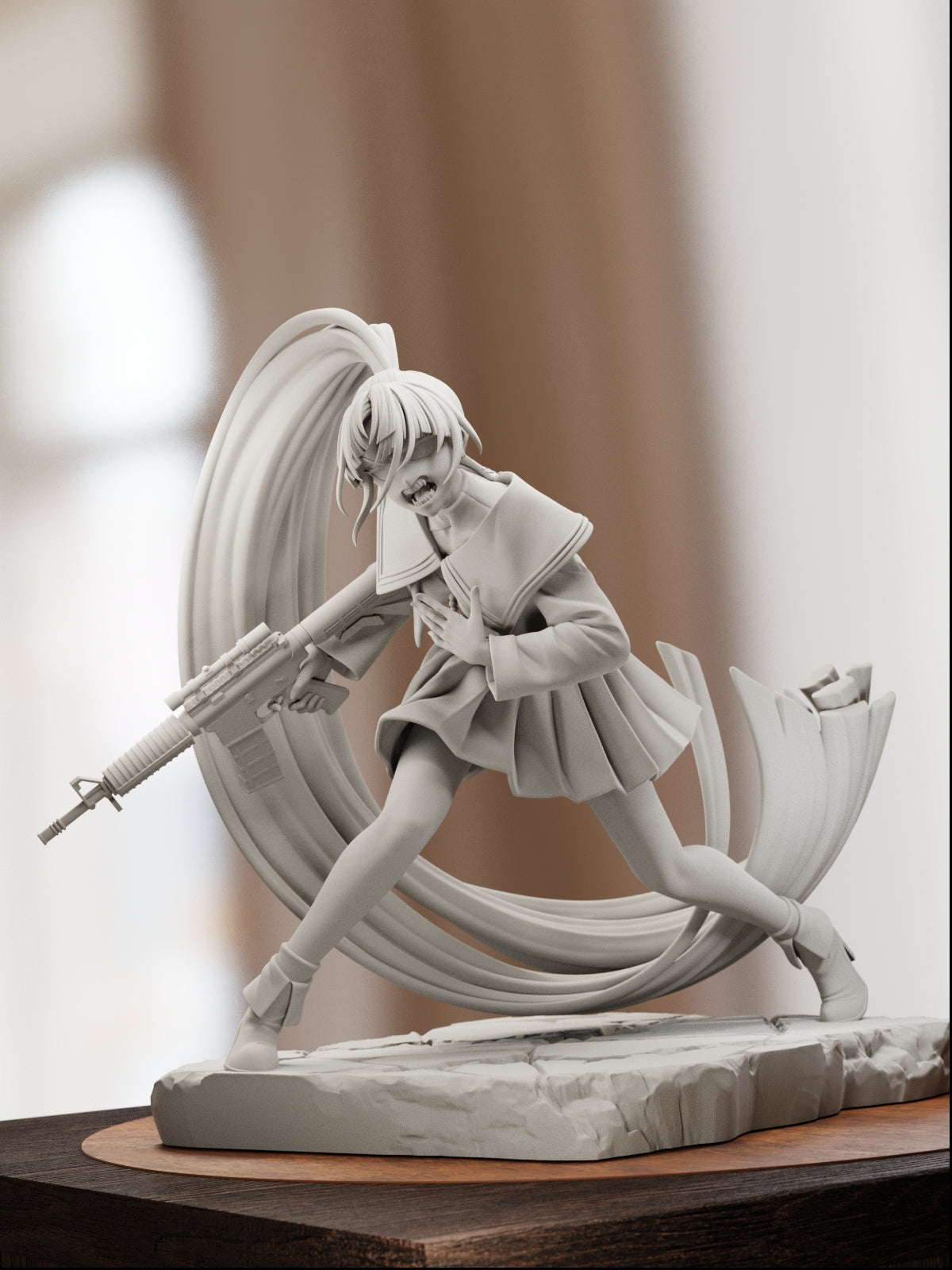 The Forthright Rebel | Maximum Detailed 12K 3D printed figure