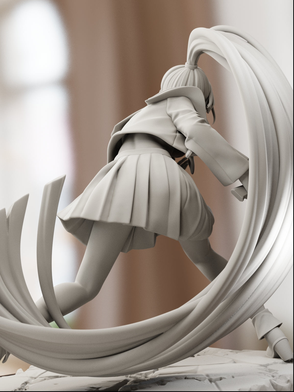 The Forthright Rebel | Maximum Detailed 12K 3D printed figure