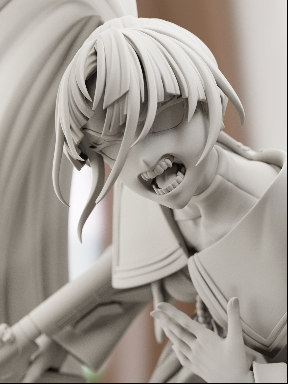 The Forthright Rebel | Maximum Detailed 12K 3D printed figure