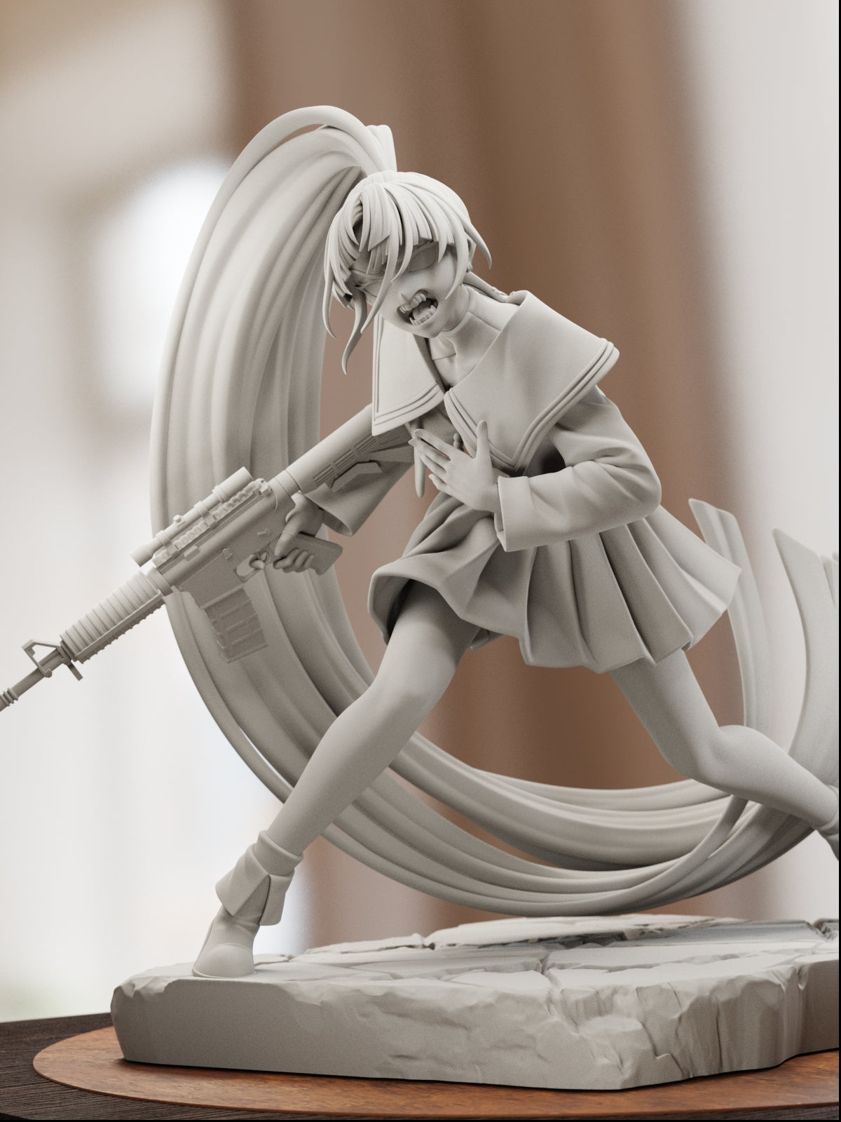 The Forthright Rebel | Maximum Detailed 12K 3D printed figure