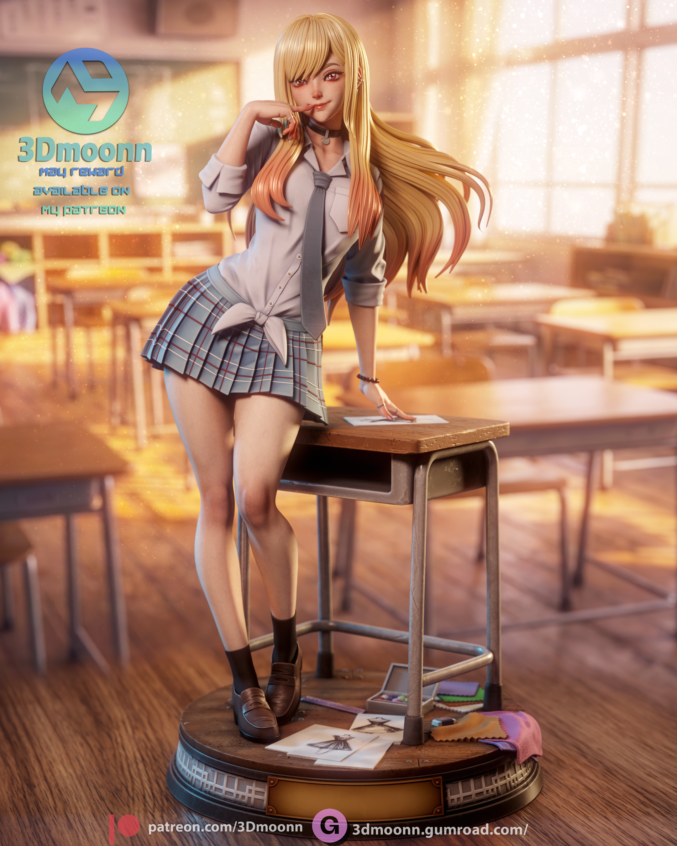 The Cosplay Queen Statue