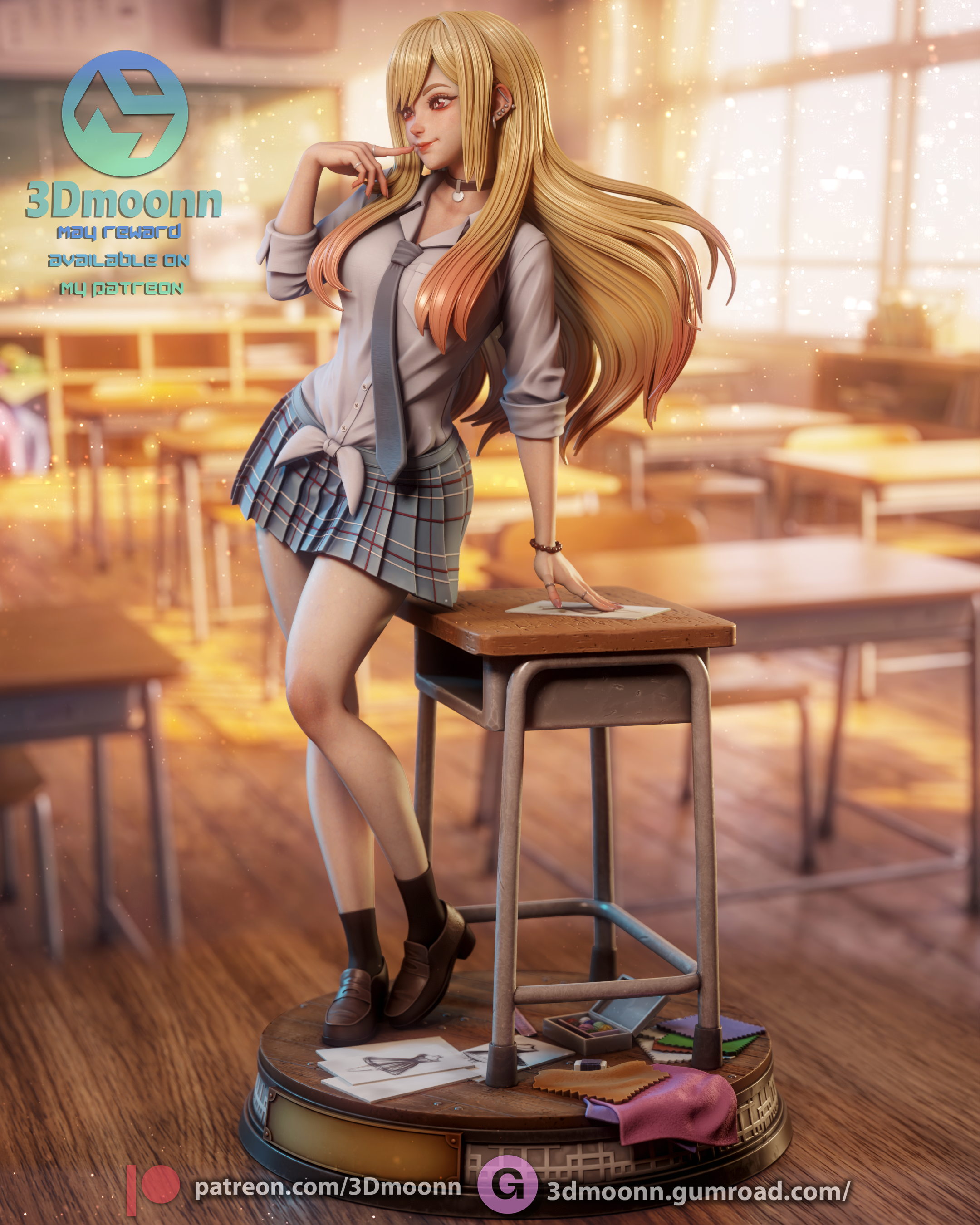 The Cosplay Queen Statue