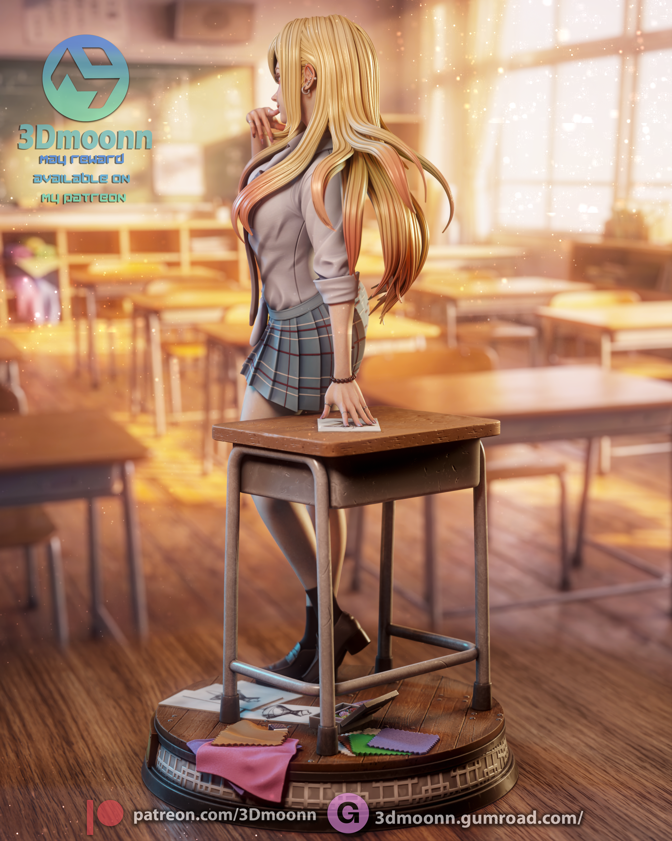 The Cosplay Queen Statue