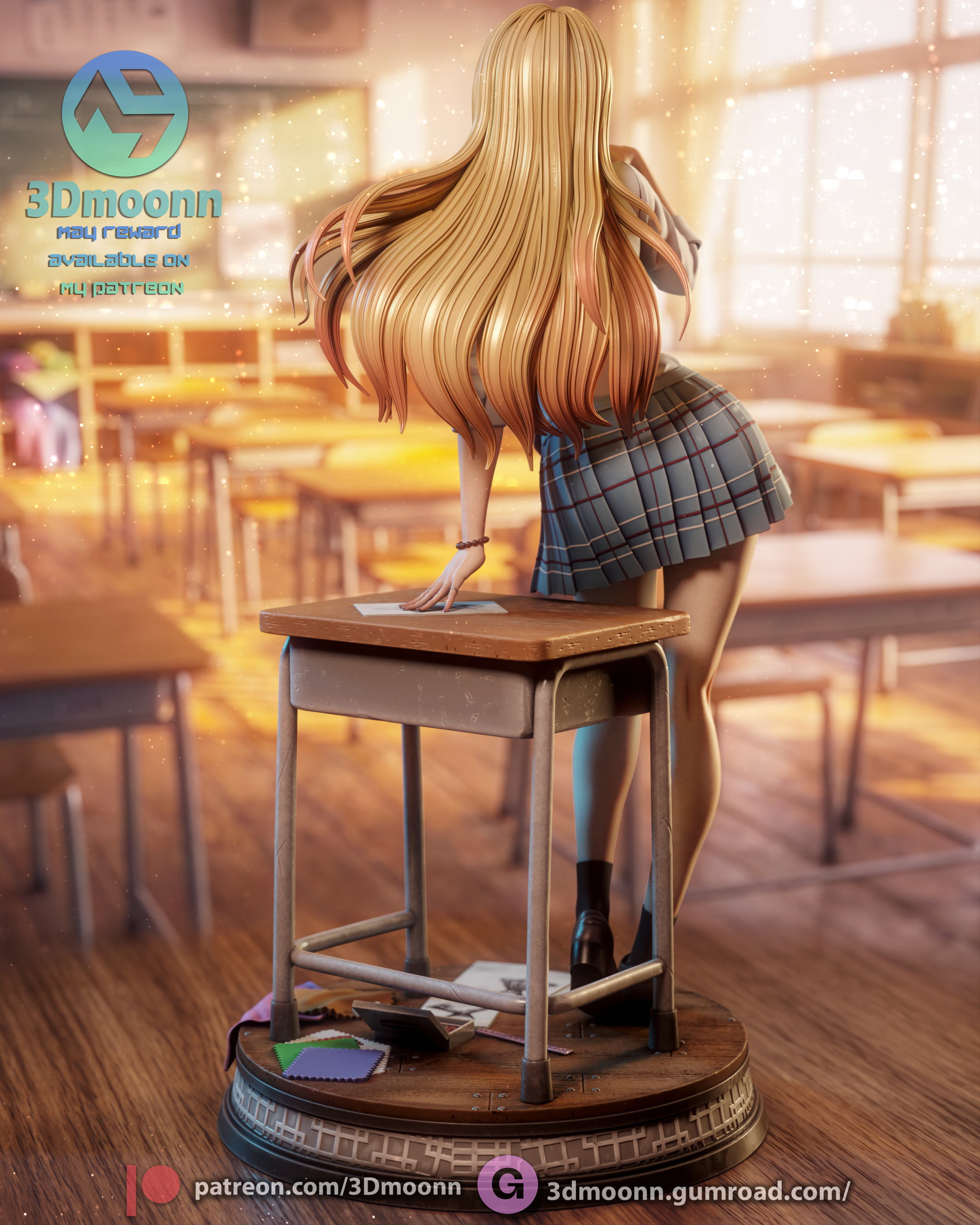 The Cosplay Queen Statue