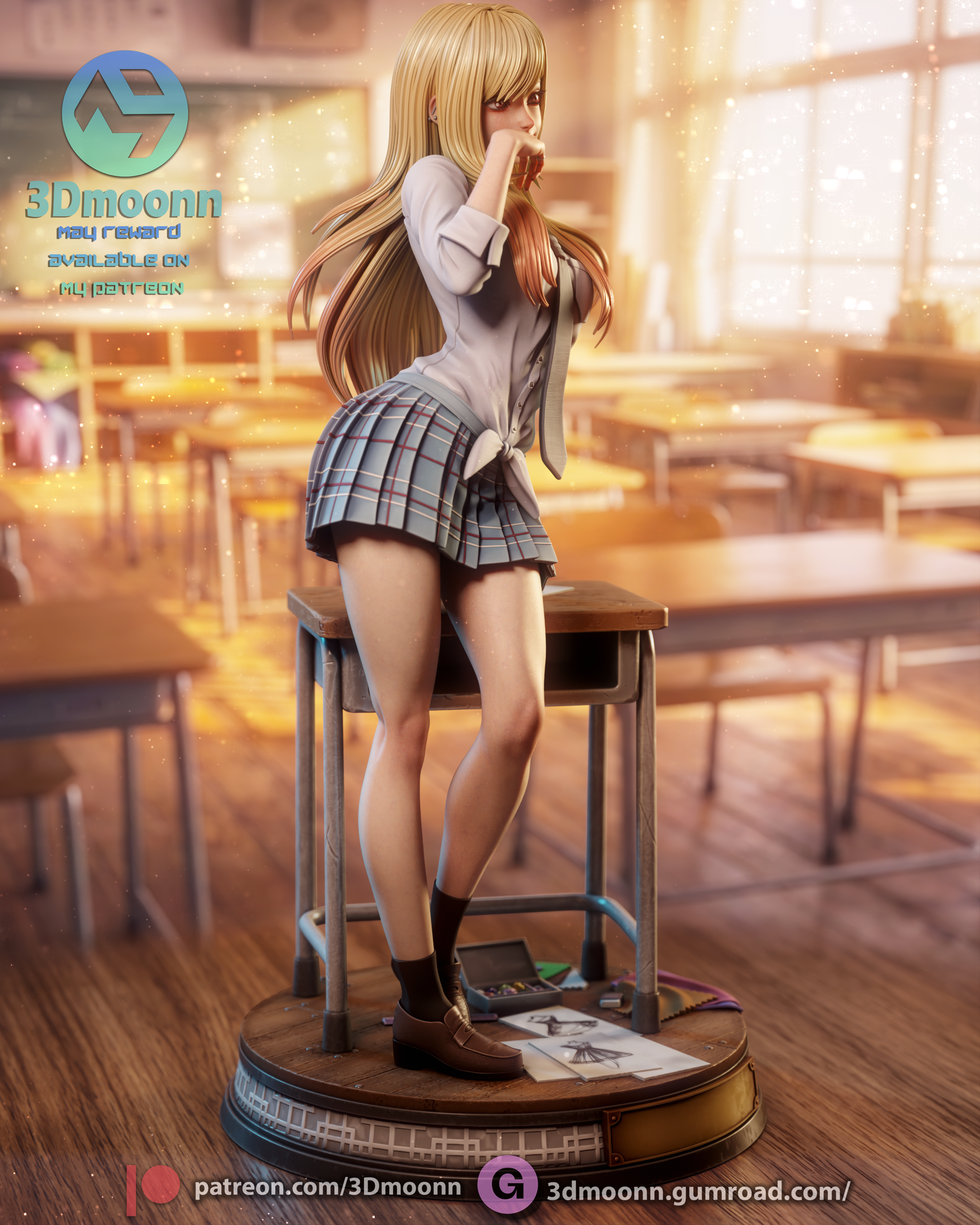 The Cosplay Queen Statue