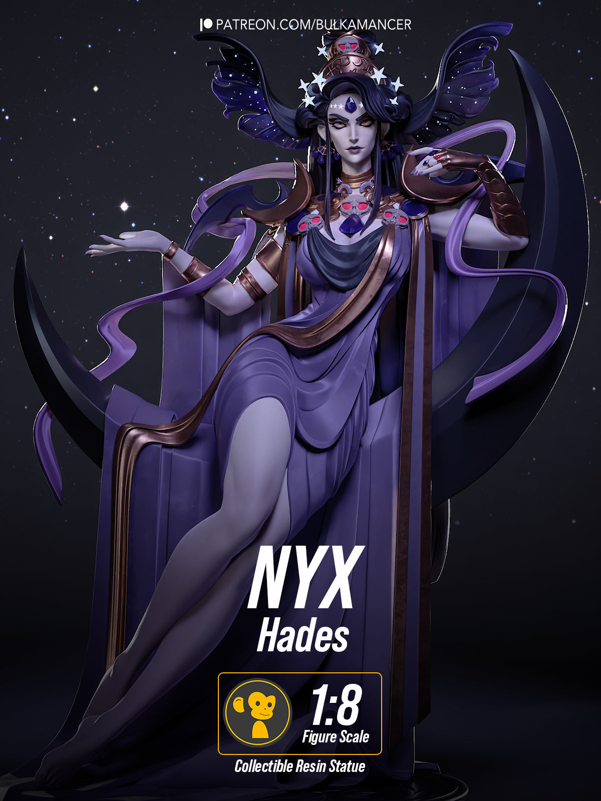 Mother Night | Maximum Detailed 12K 3D printed figure