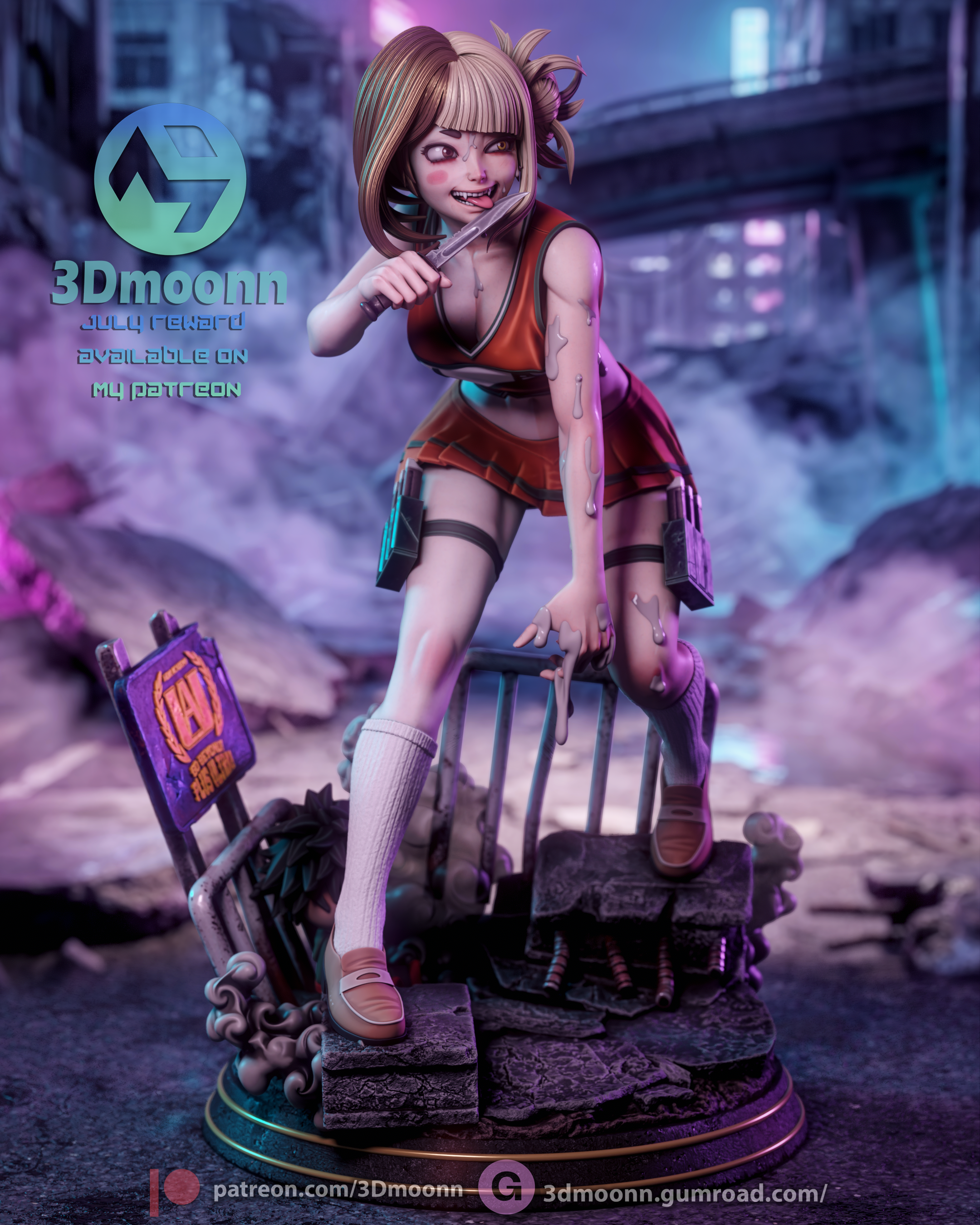 The Bloodthirsty Villain Statue