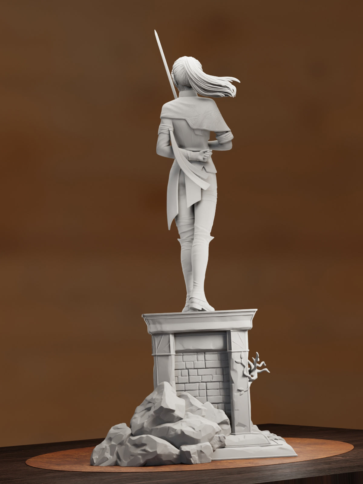 The Time-Bound Warrior | Maximum Detailed 12K 3D printed figure