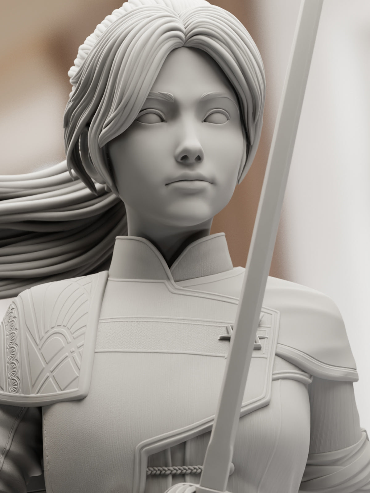 The Time-Bound Warrior | Maximum Detailed 12K 3D printed figure