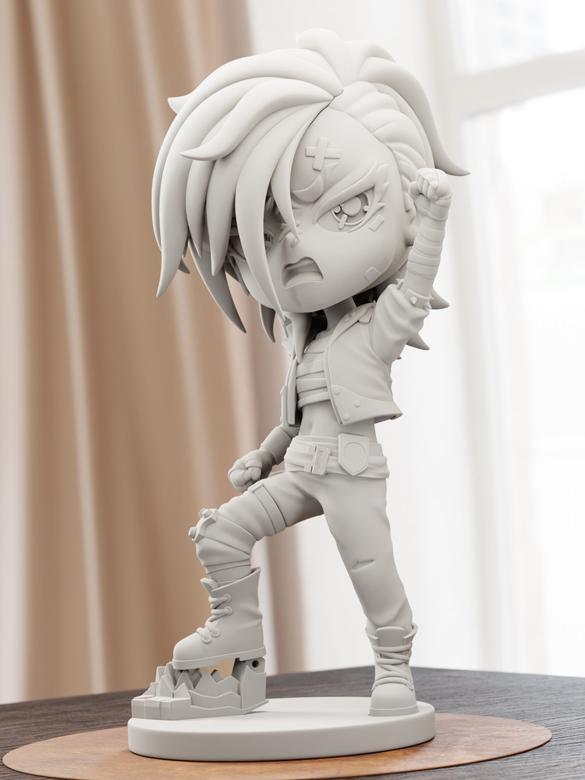 The Tiny Pit Fighter | Maximum Detailed 12K 3D printed figure